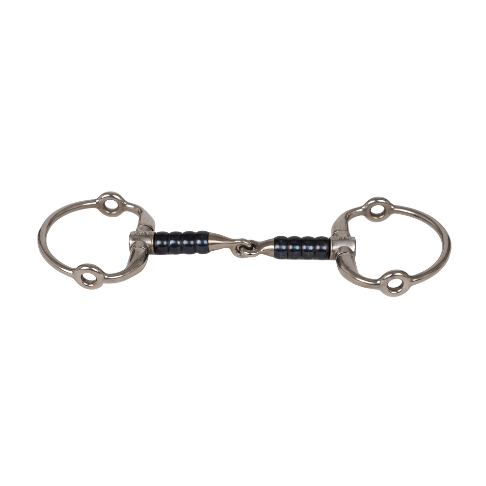 Filet gag cuir avec Eggbutt et simple brisure avec Cherry Roller Sweet Iron