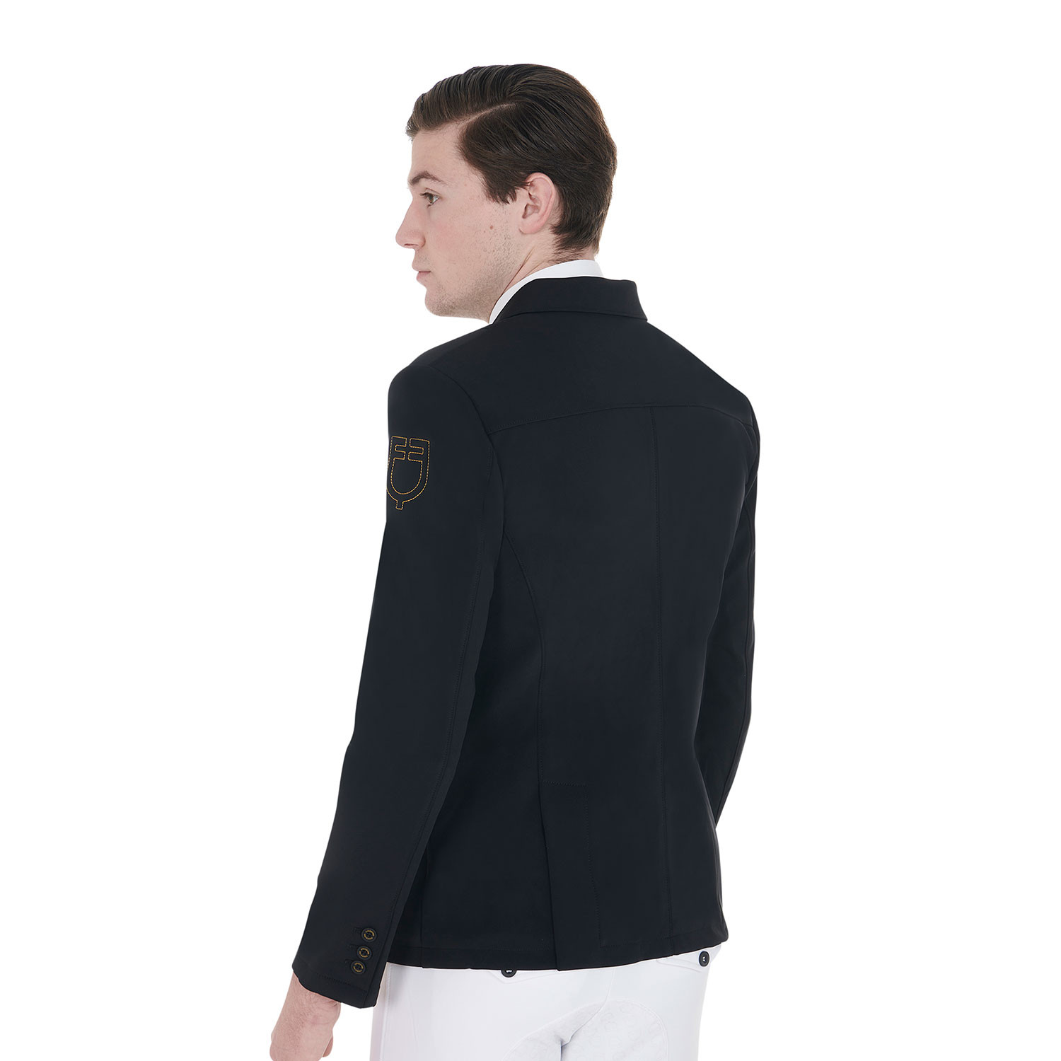 Turnierjacket für Herren mit kontrastfarbenem, gesticktem Logo