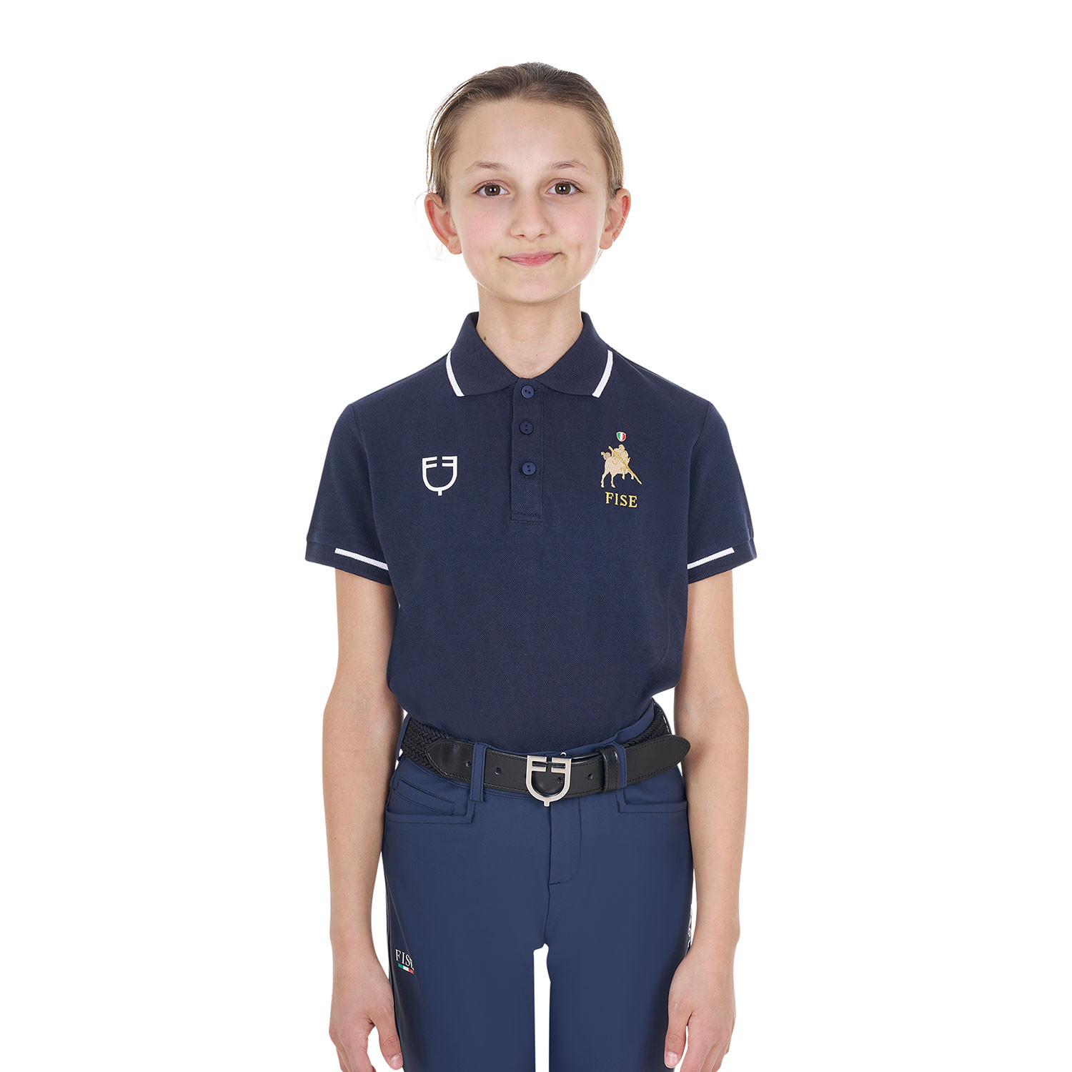 Kinder-Poloshirt aus Funktionsmaterial X FISE