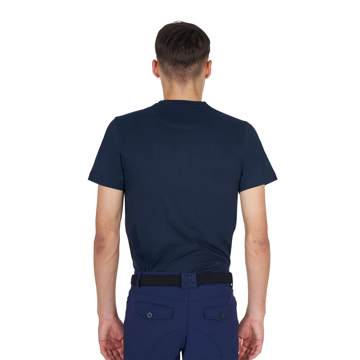 Basic T-Shirt für Herren mit Brustschriftzug