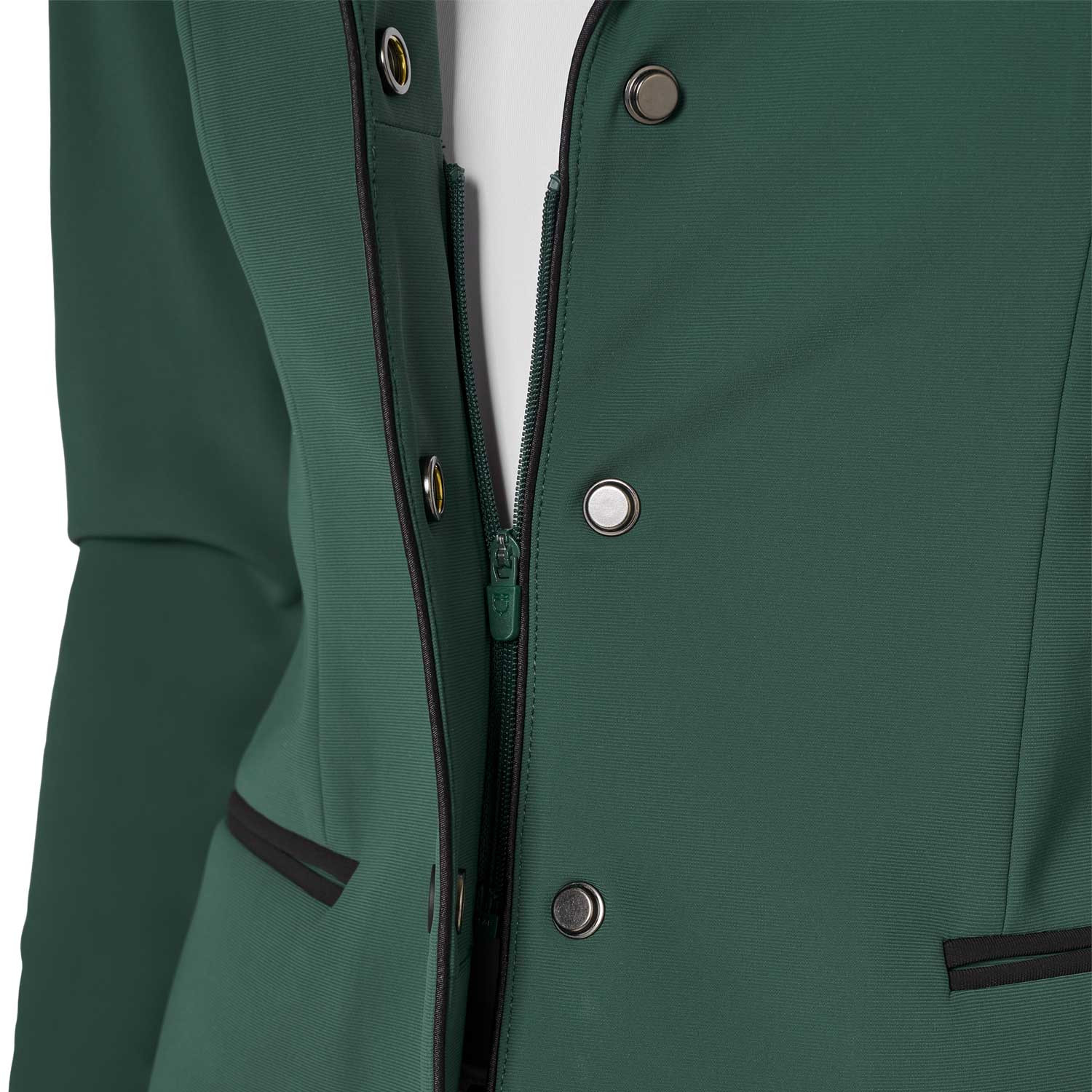 Damen-Turnierjacket mit Reißverschluss und Knöpfen