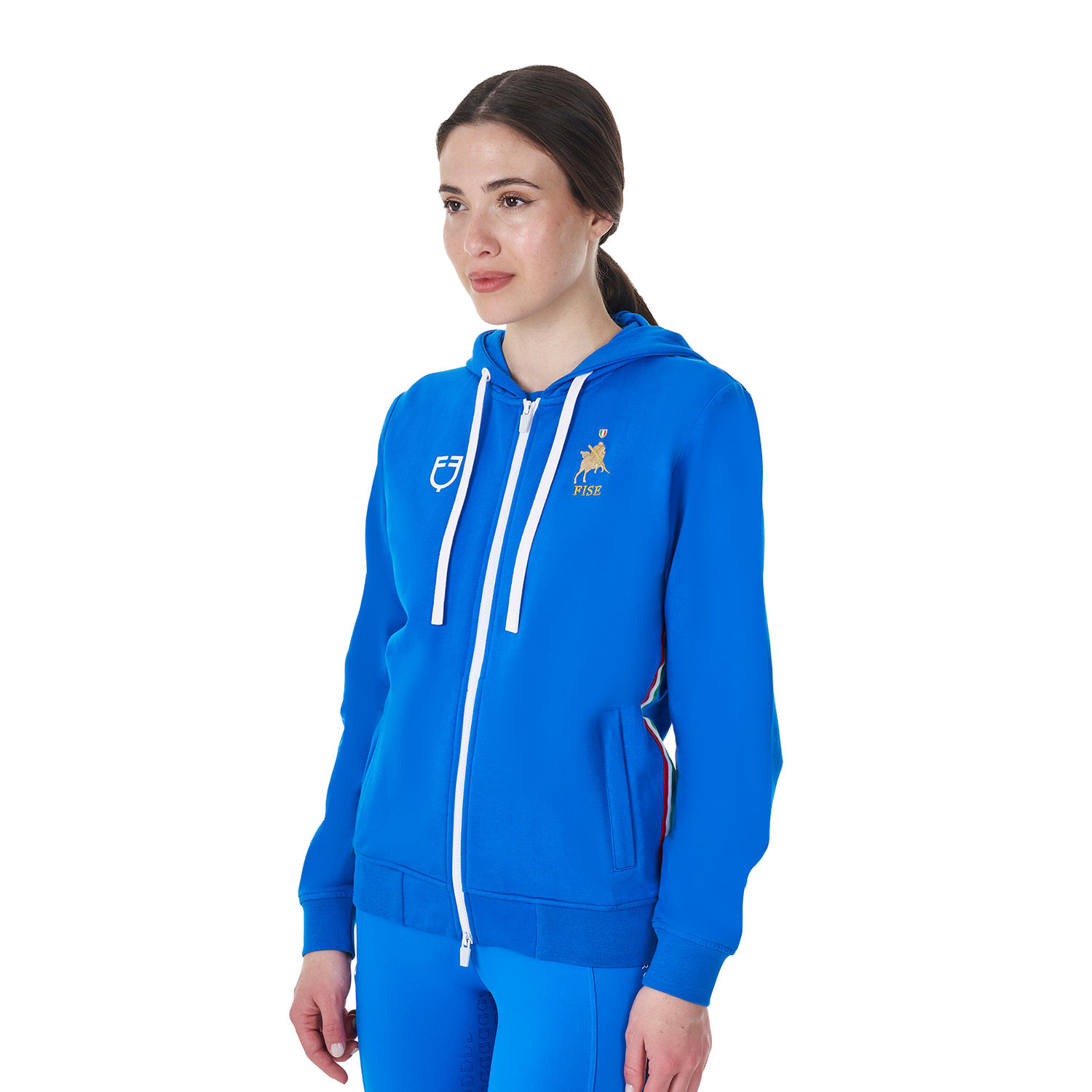 Fleece-Hoodie X FISE für Damen