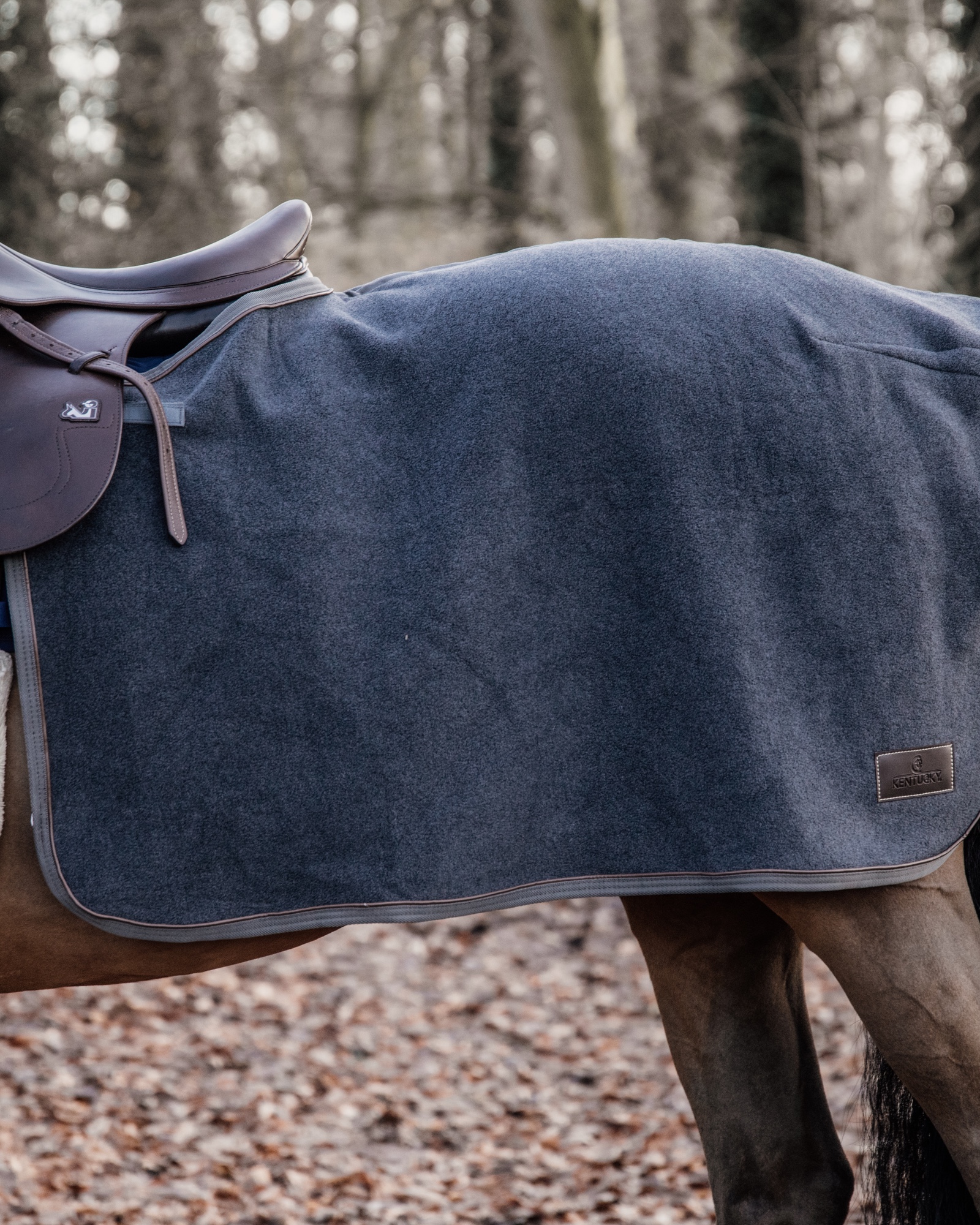 Riding rug square heavy fleece