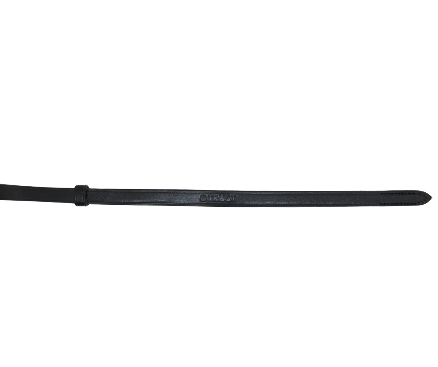Compiegne 1/2inch Leder Kandare reins Pro in schwarz/silber
