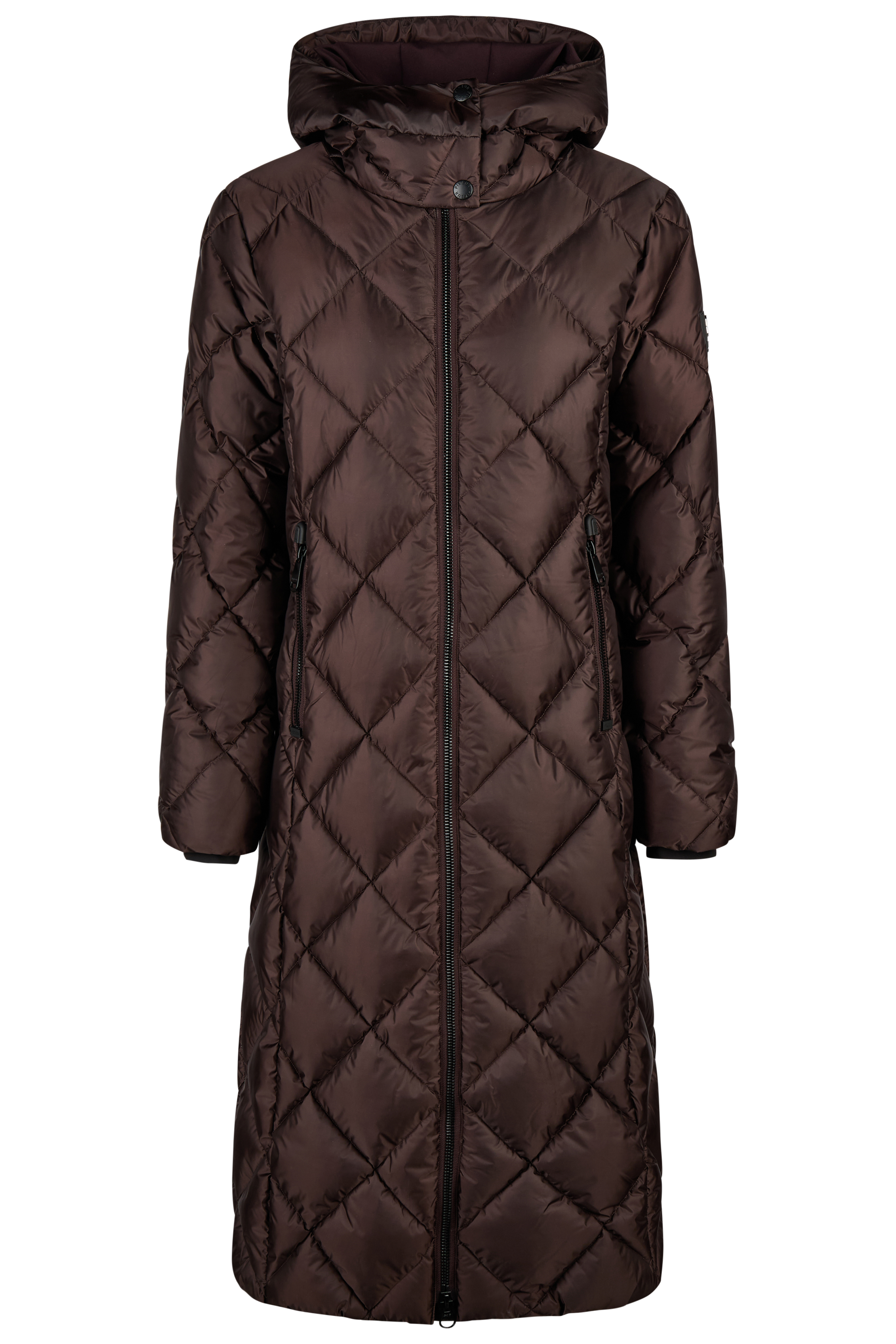Mantel Damen Quiltdiamond mit Kapuze