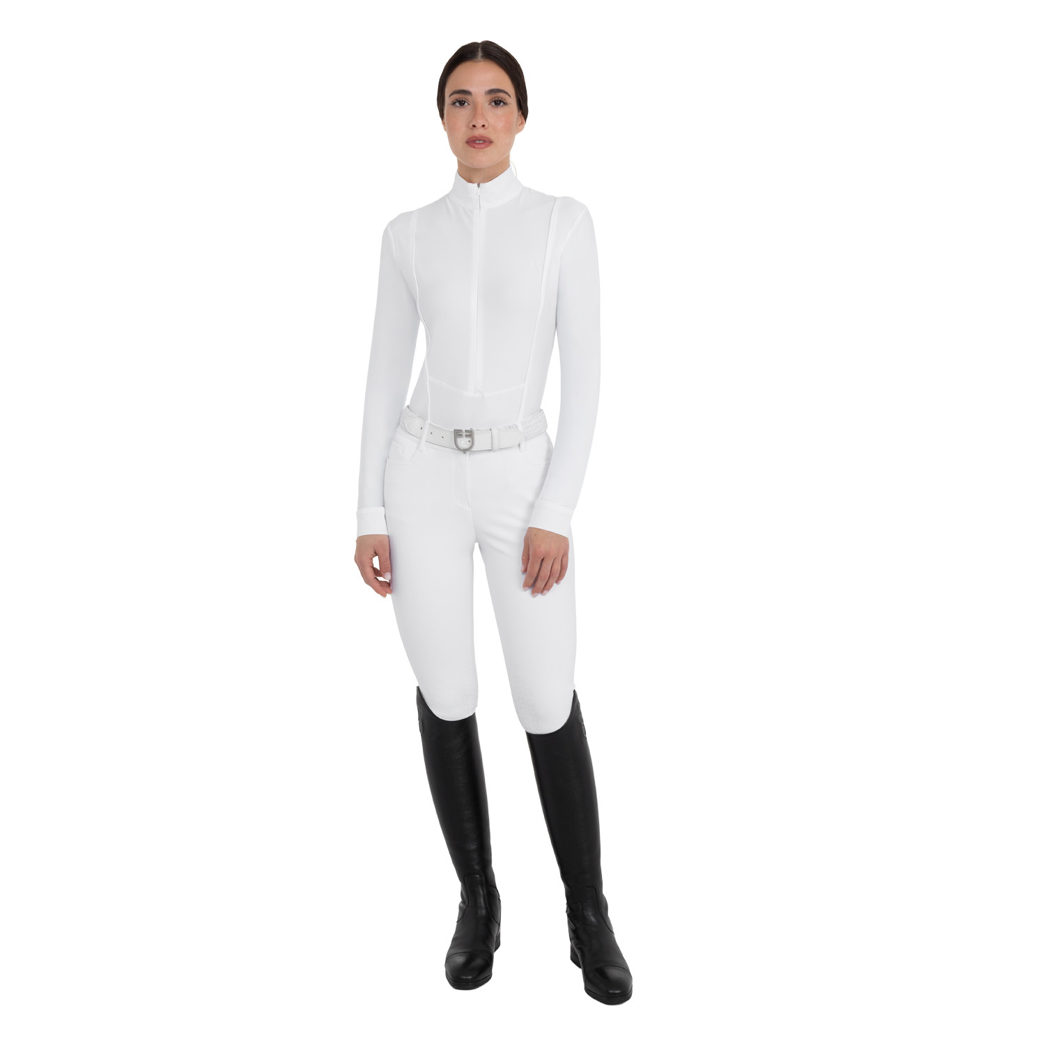 Damen-Turnierpolo aus technischem Wintermaterial