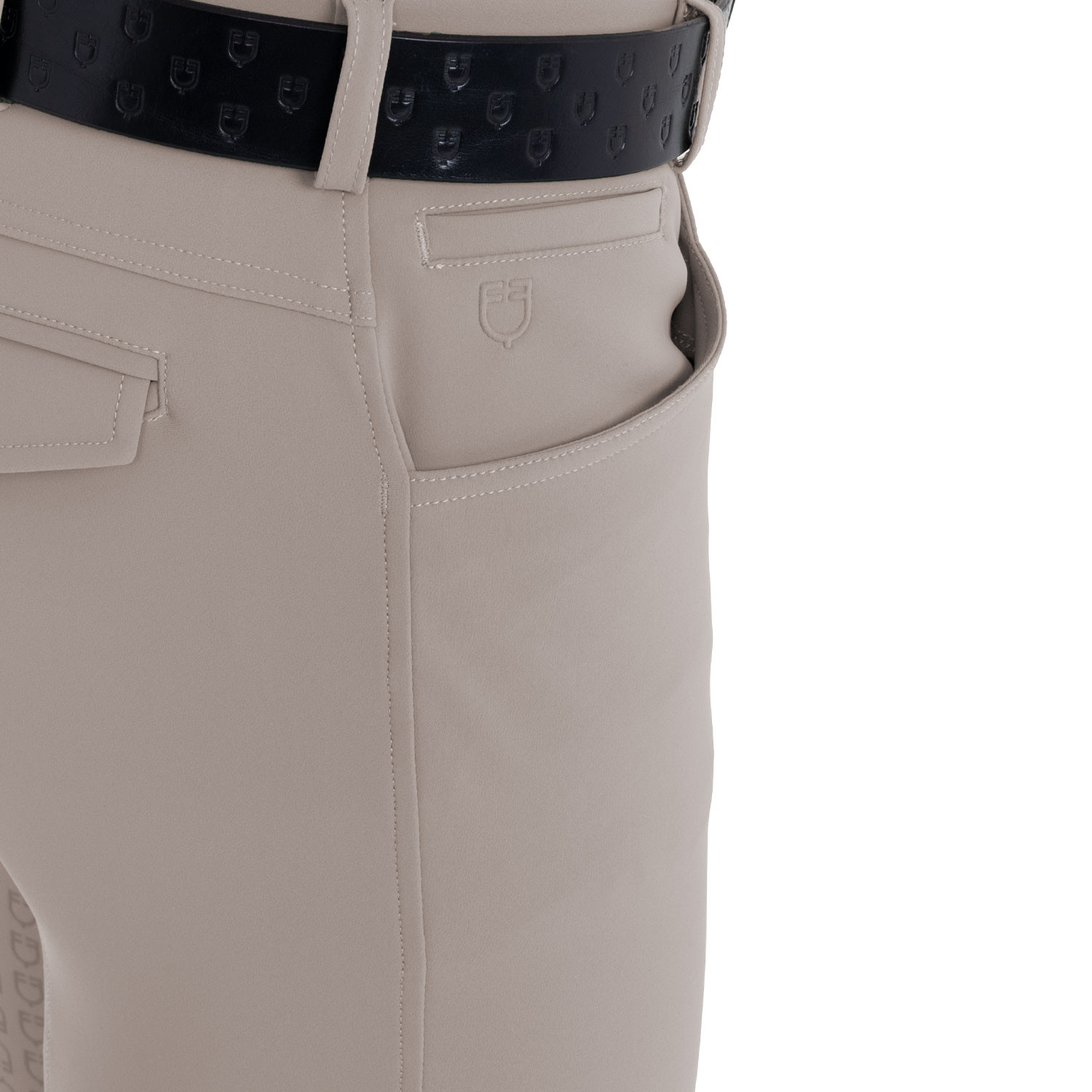 Herren-Reithose Slim Fit mit Vollbesatz
