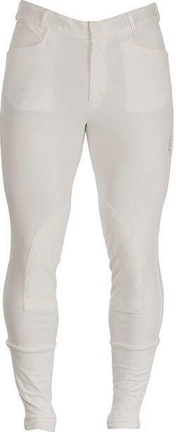 Reithose Herren mit Knie-Grip in weiß