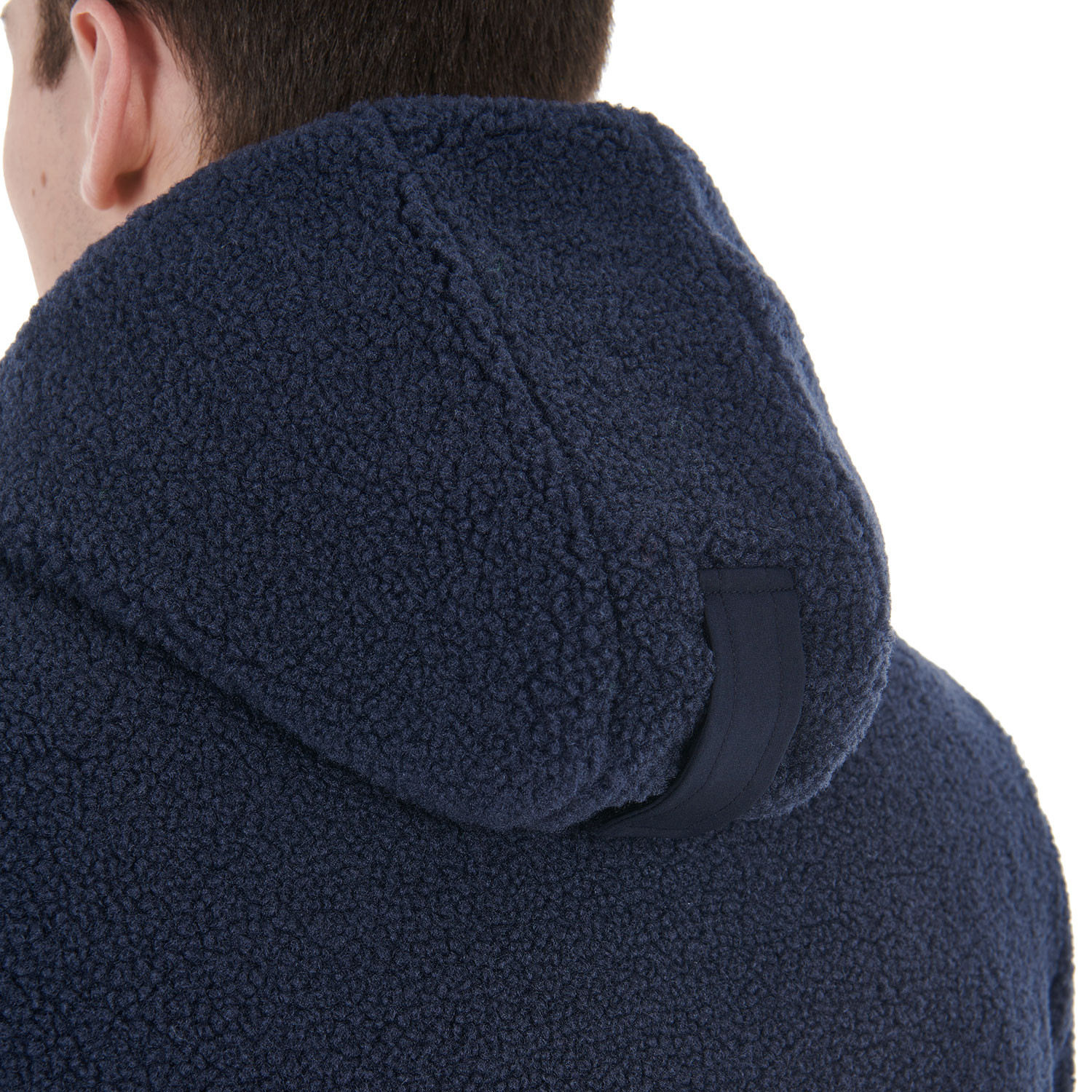 Wasserdichte Herren-Jacke mit Teddy-Einsätzen