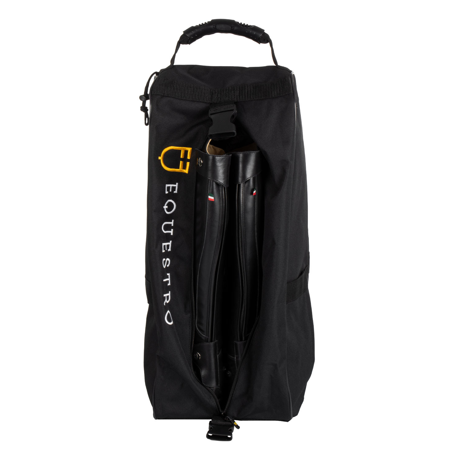 Stiefel- und Helmtasche mit gesticktem Logo