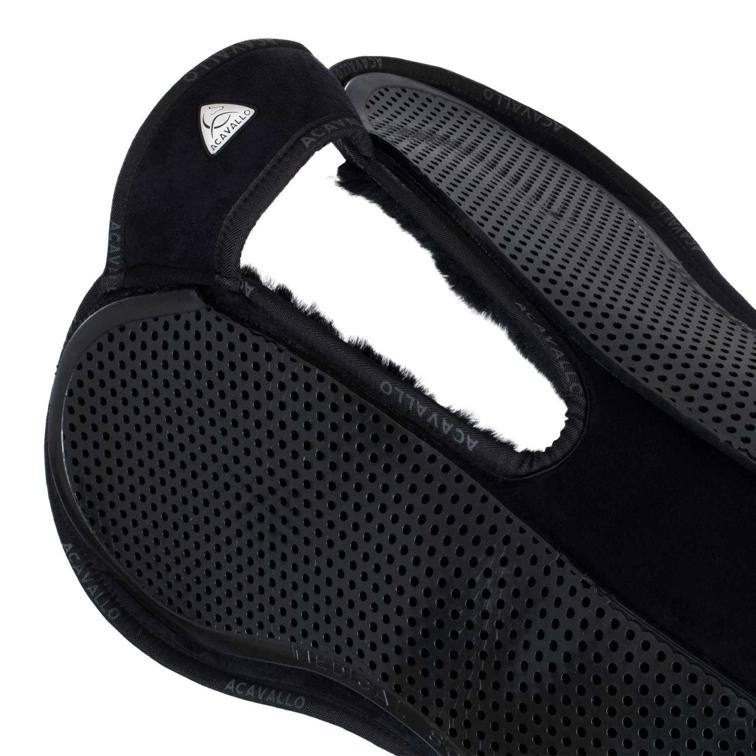 Sattelkissen MF-S WFS Wildleder Voll-Lammfell Classic Gel flach