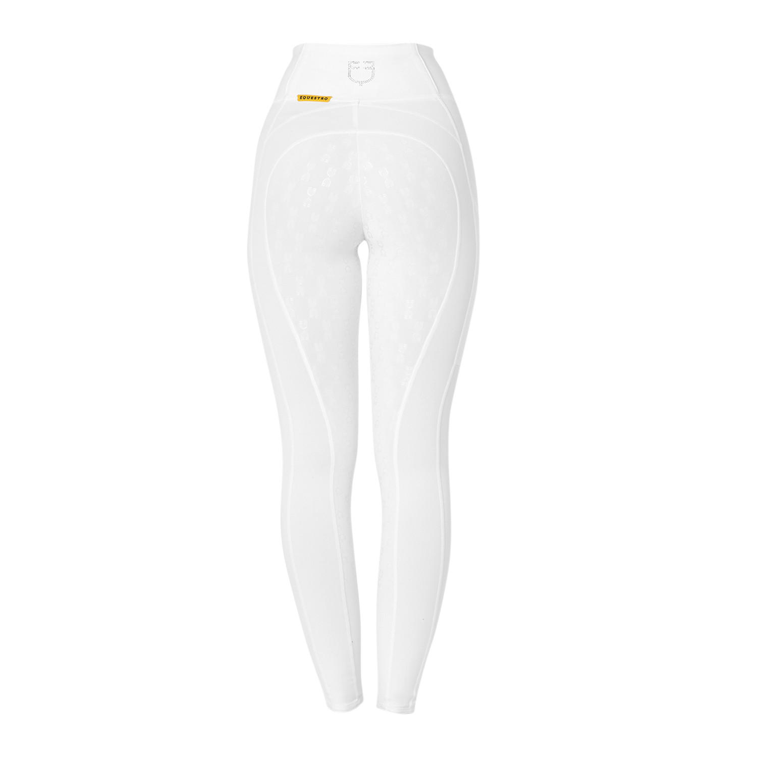 Taillierte Damen-Leggings mit Strasssteinen