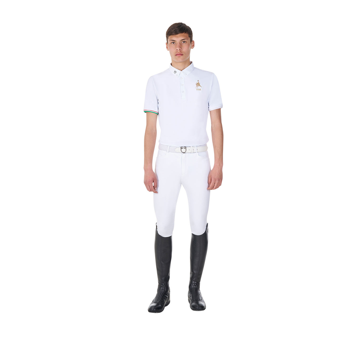 Herren-Turnierpolo X FISE