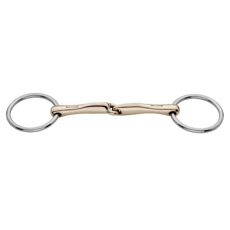 Novocontact Sensogan snaffle bit, single broken, 12 mm
