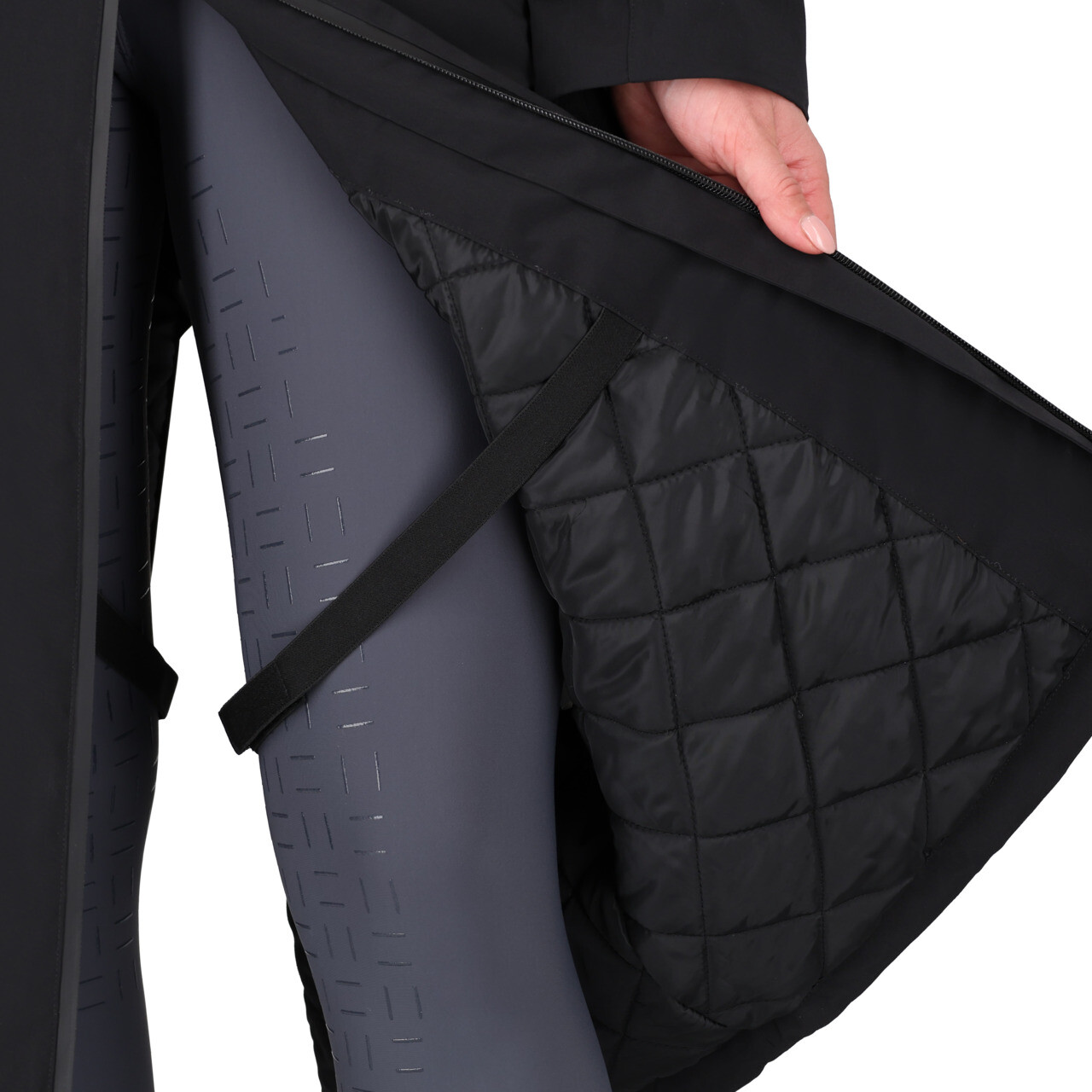 Winterjacke Livora in schwarz