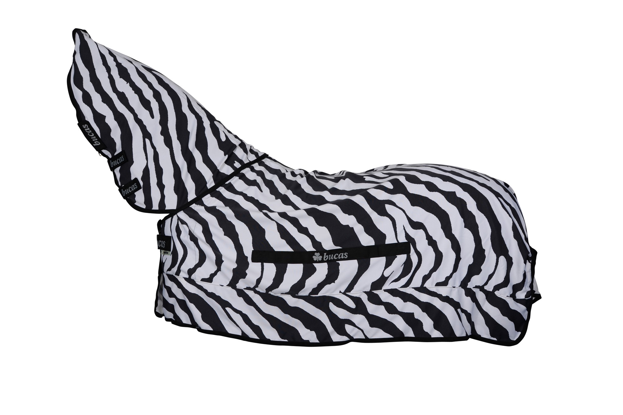 Fliegendecke Sweet Itch Rug in Zebra/Black