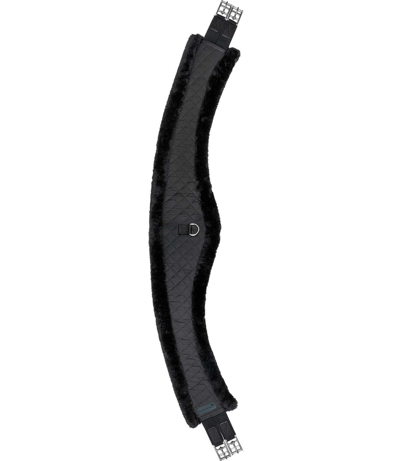 Moon long belt with teddy fur