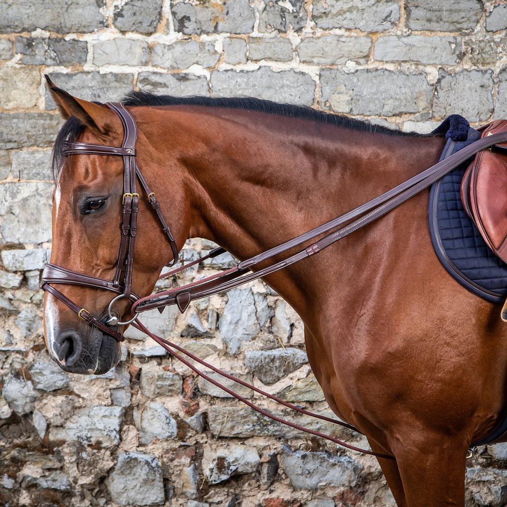Ausbindezügel aus Leder und Nylon 5/8" | Dy'on