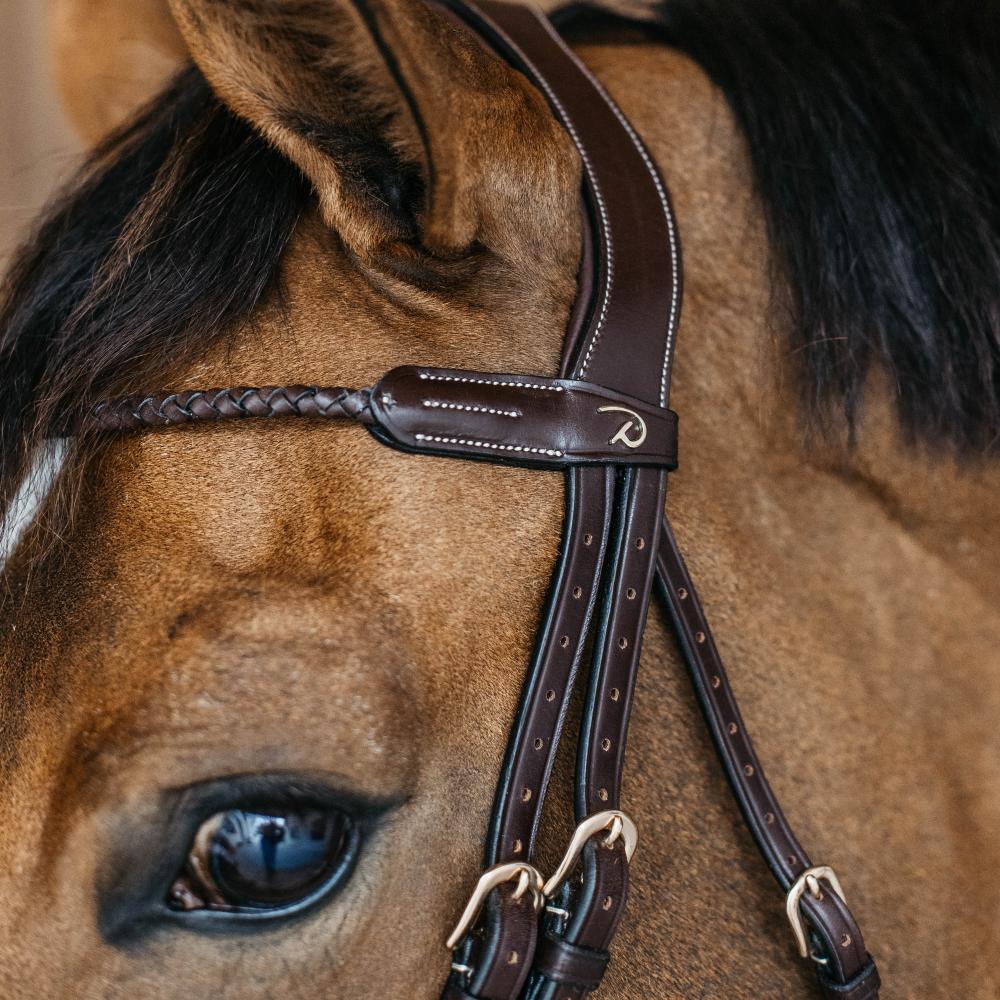 Round plaited browband | Dy'on