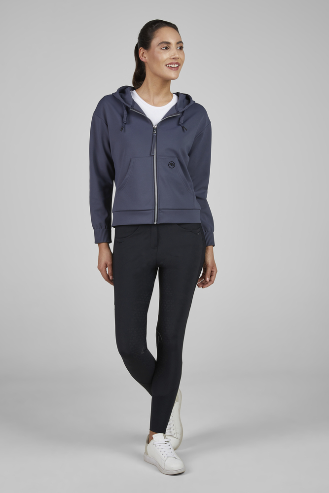 Women's athleisure sweatshirt jacket