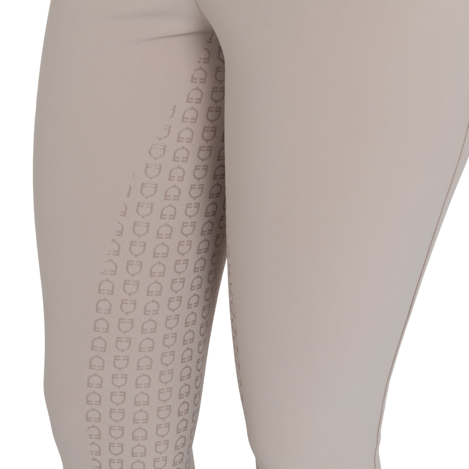 Pantalon d'équitation femme taille haute à fond intégral en tissu bi-stretch