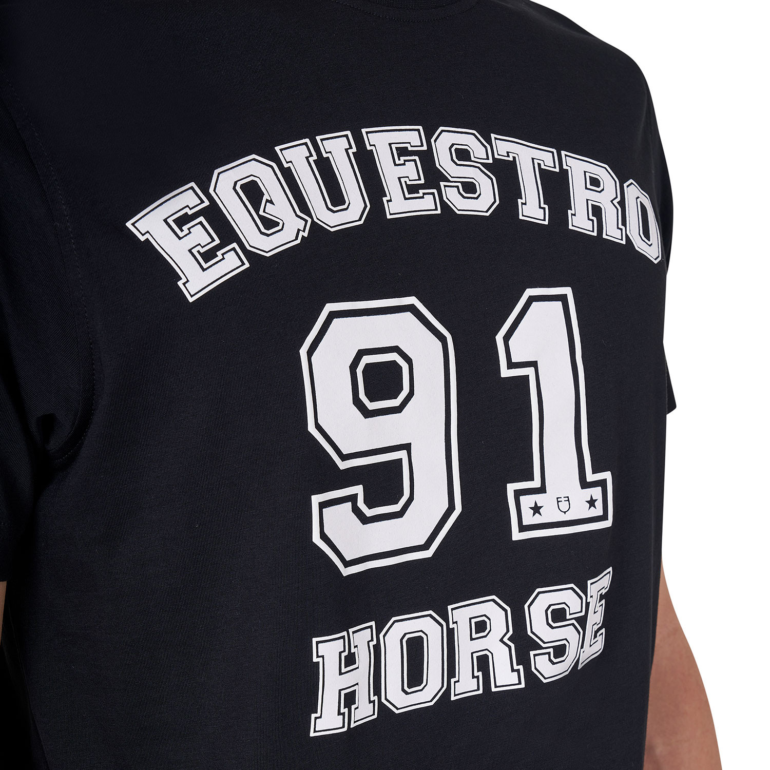 Horse Club Baumwoll-T-Shirt für Herren