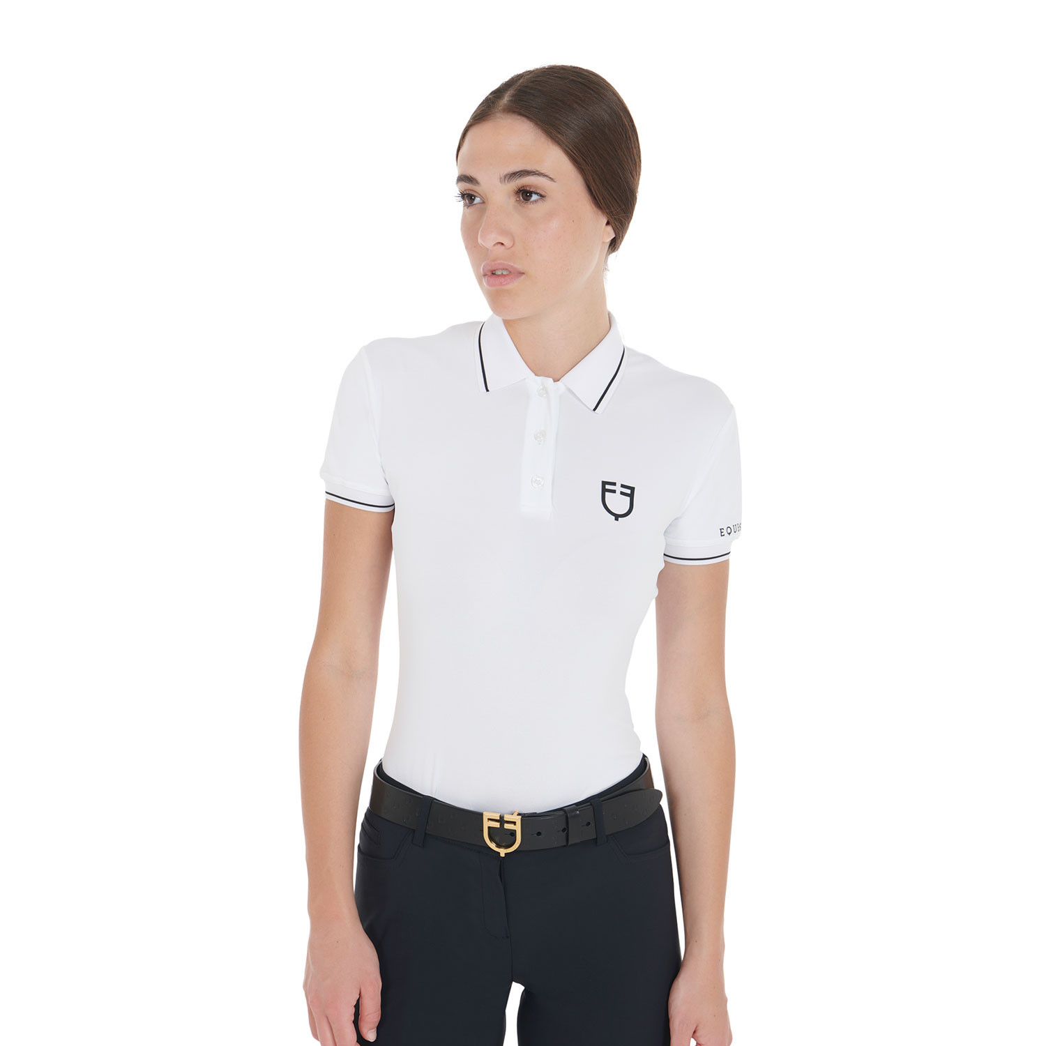 Polo-Shirt Slim Fit aus atmungsaktivem Material