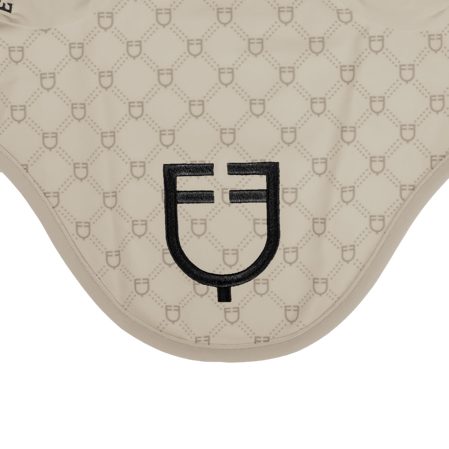 Fliegenhaube mit Monogramm-Print