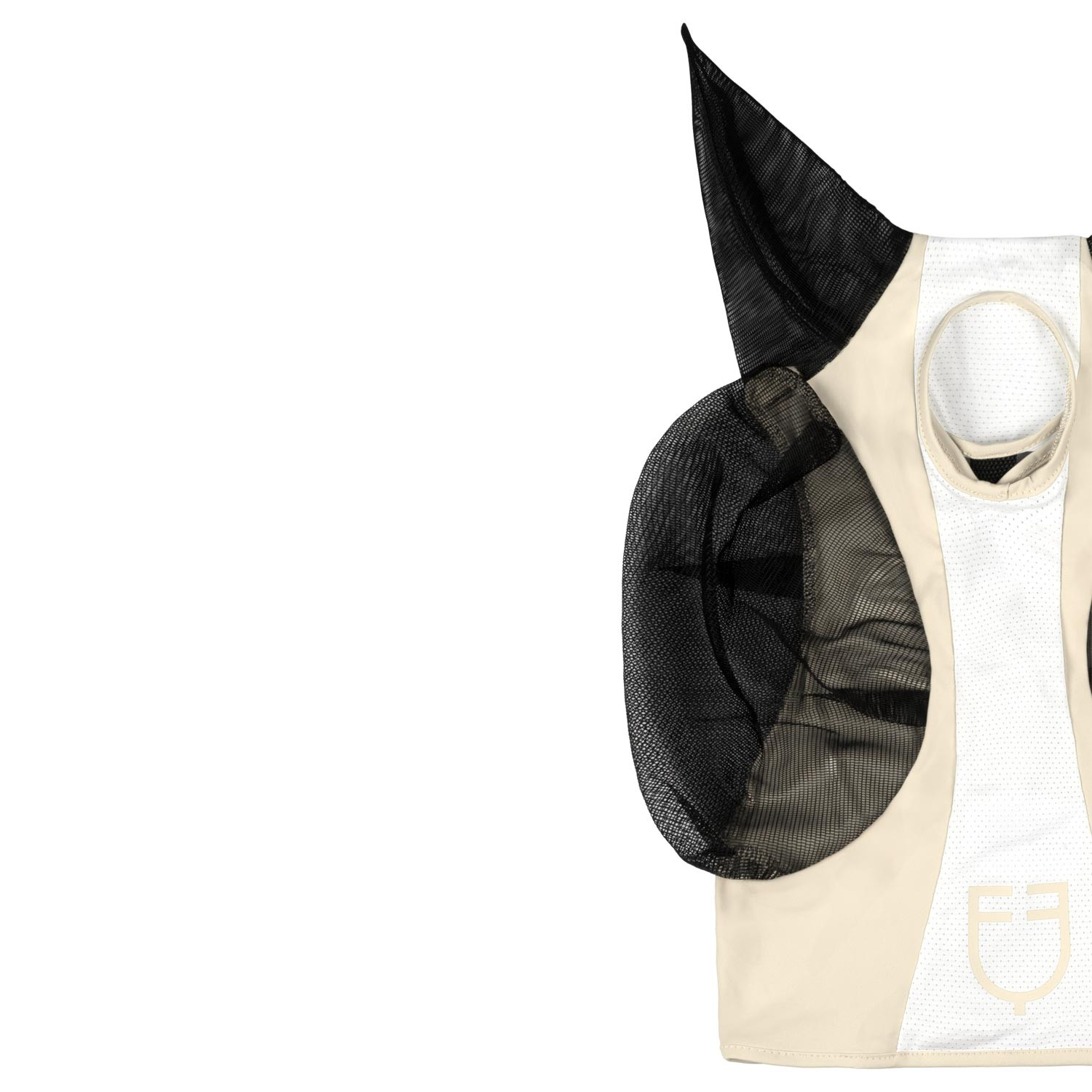 Zweifarbige Fliegenmaske aus Mesh