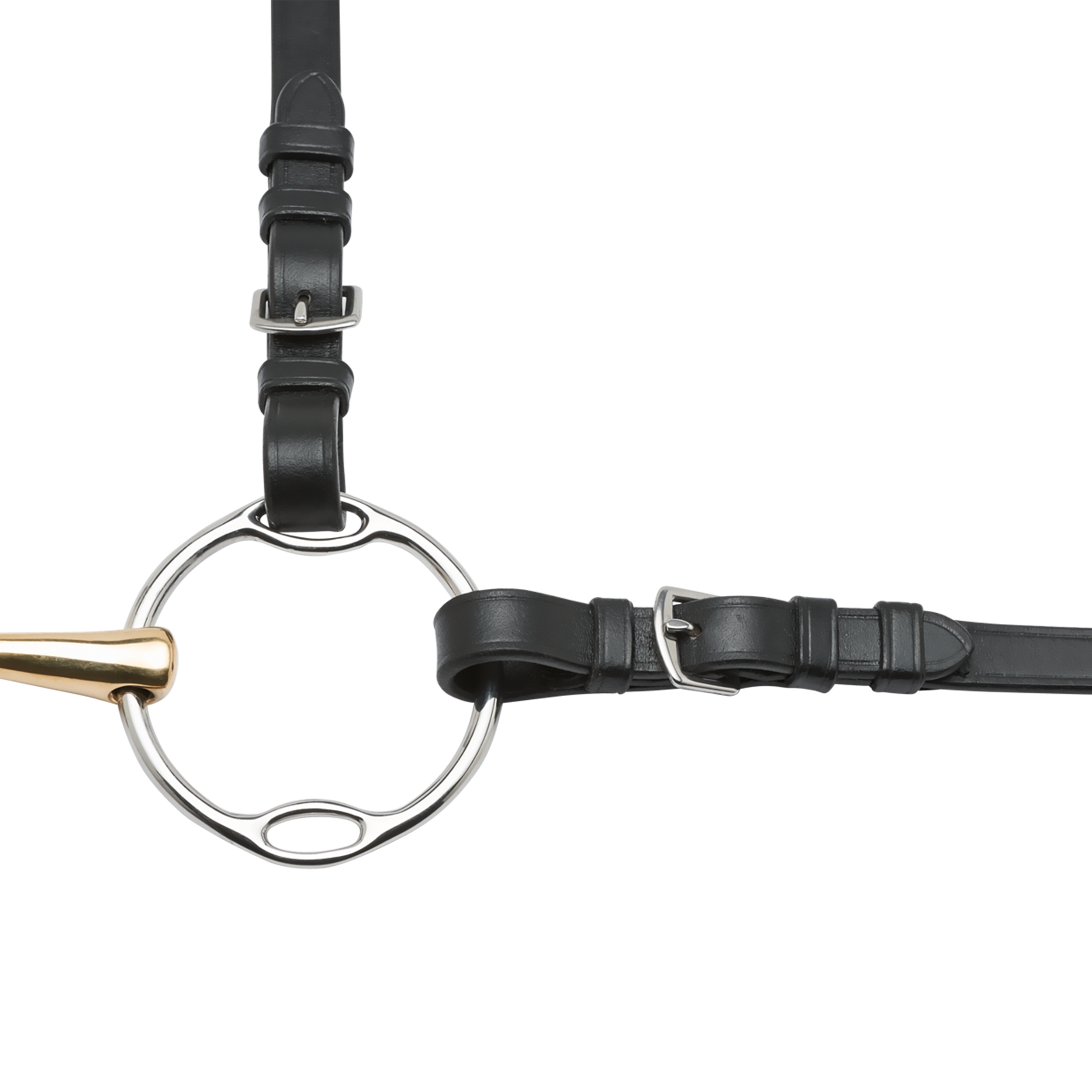 Mors simple Soft-Ring Kaugan®-Shaped, double brisure