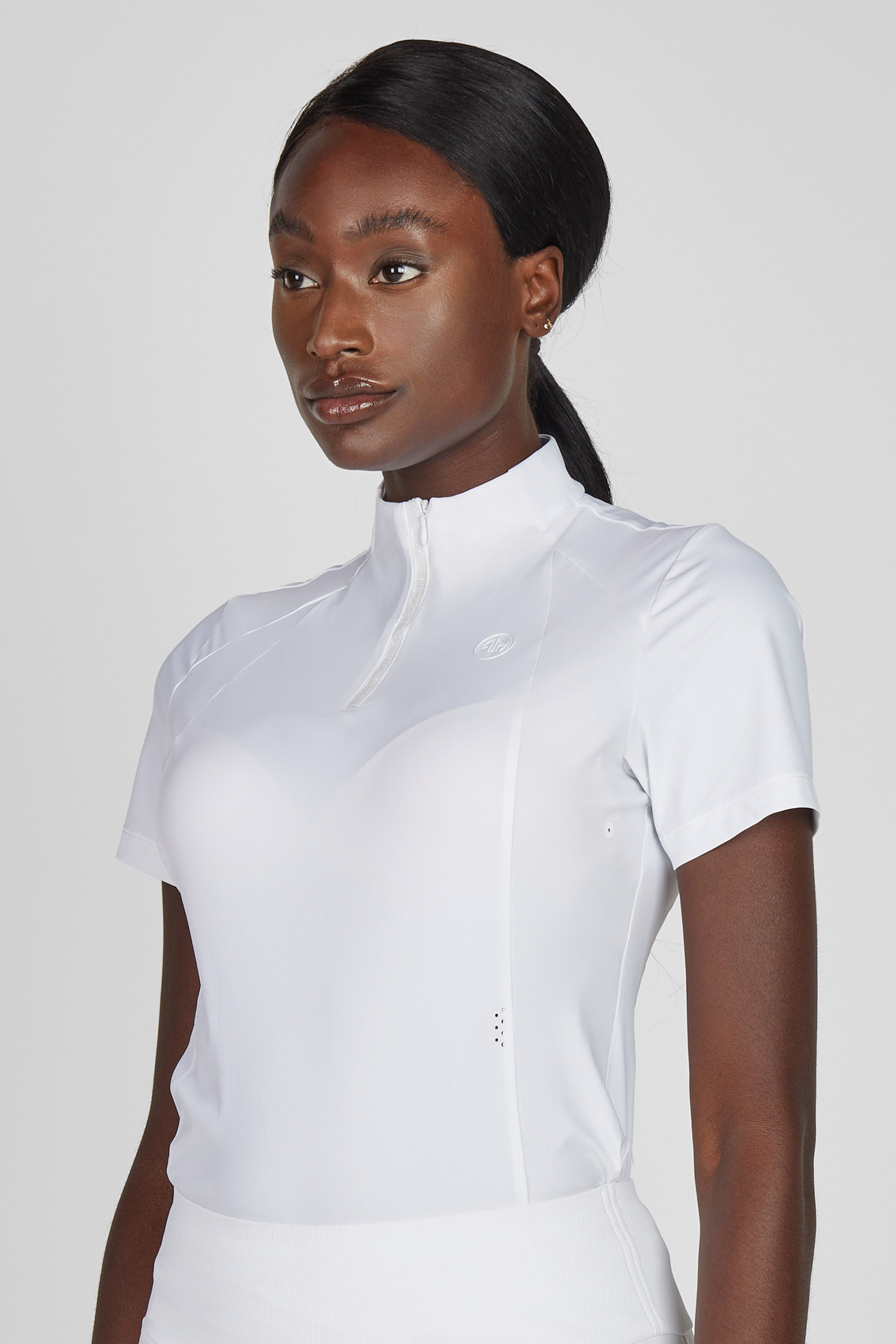 Turniershirt Damen Athleisure in weiß