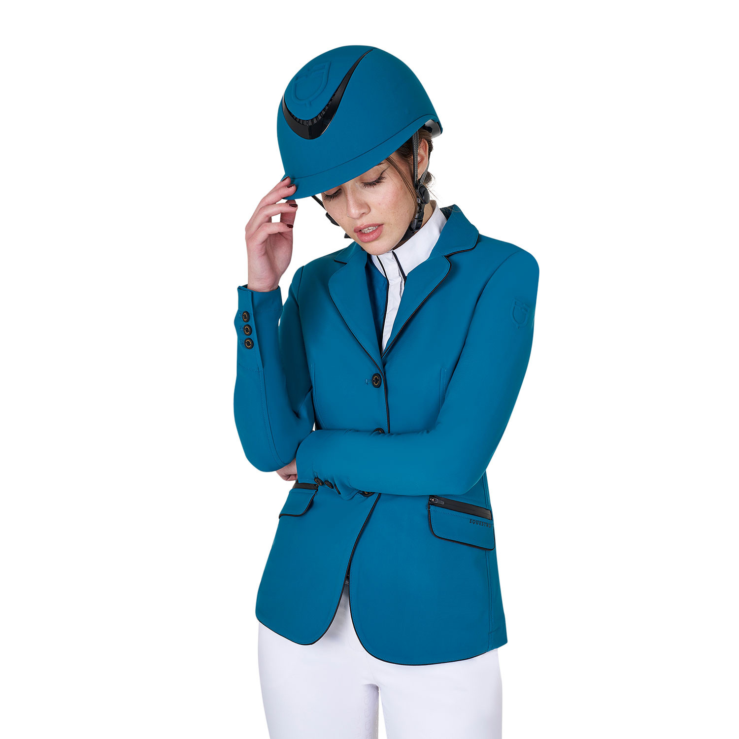 Damen-Turnierjacke aus technischem Gewebe