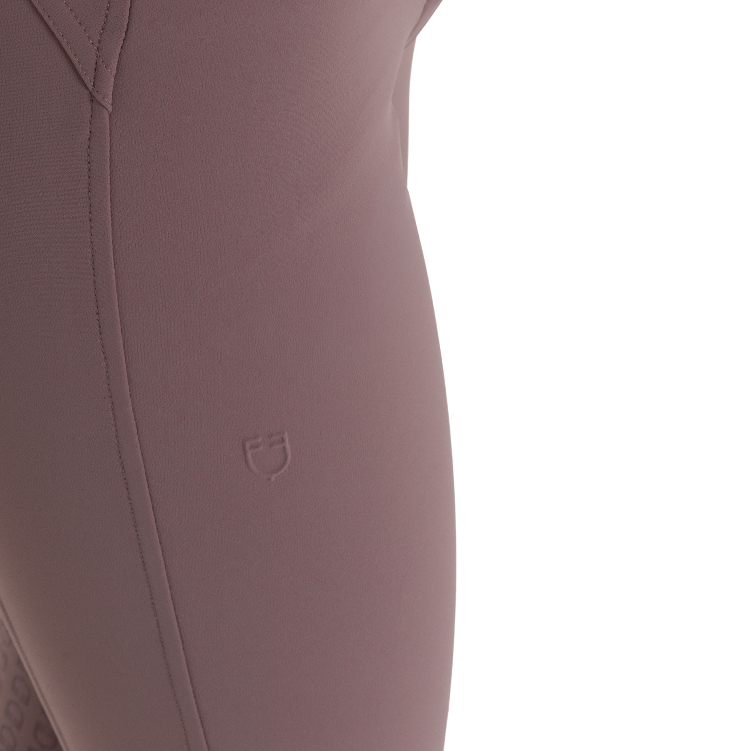 Pantalon d'équitation femme taille haute à fond intégral en tissu bi-stretch