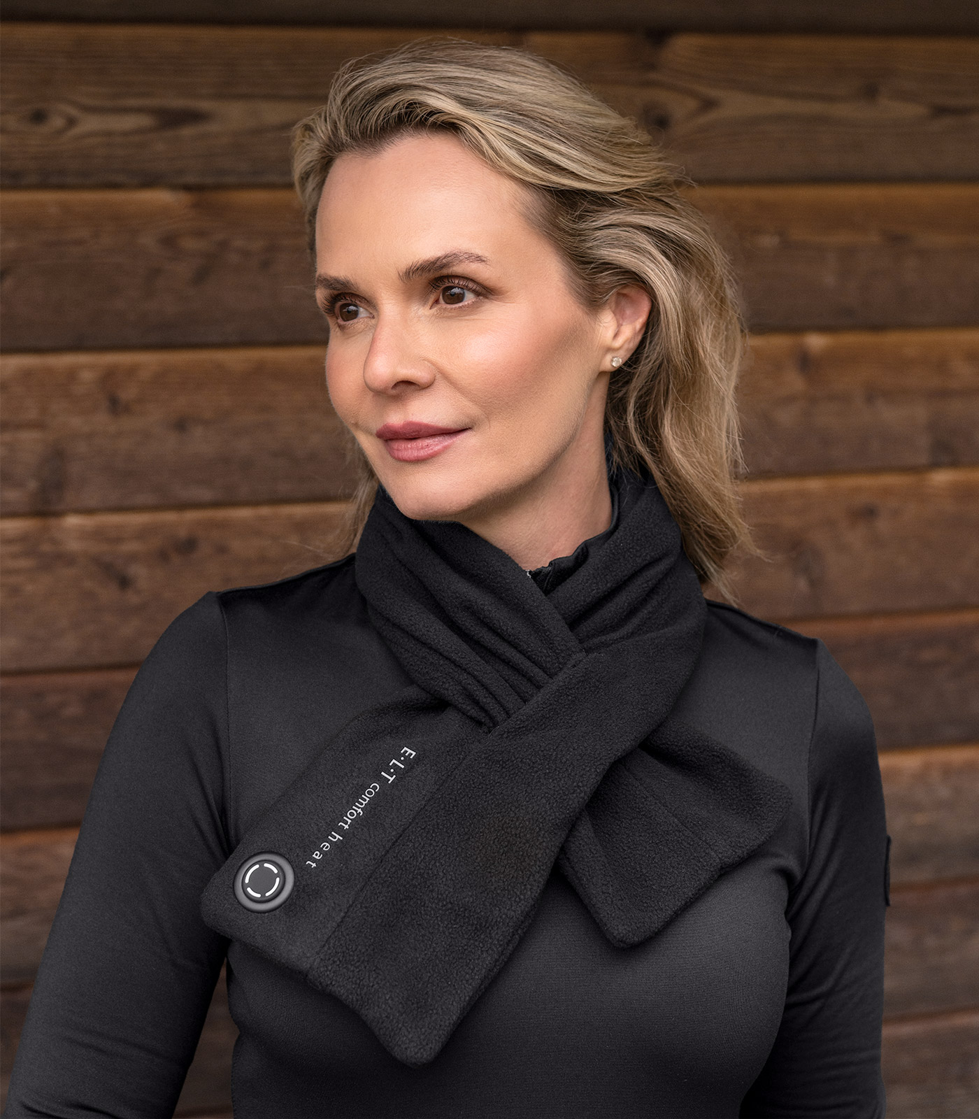 Heatable Scarf Comfort Heat, black