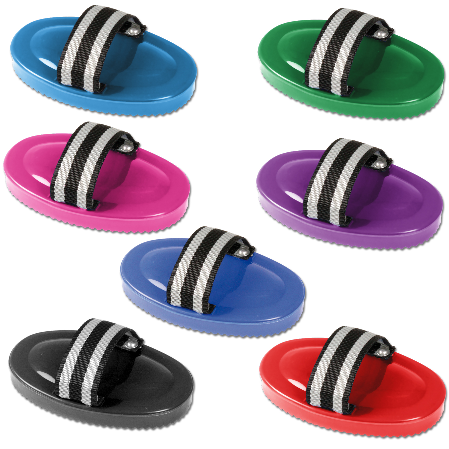 Striegel Hartplastik, schwarz