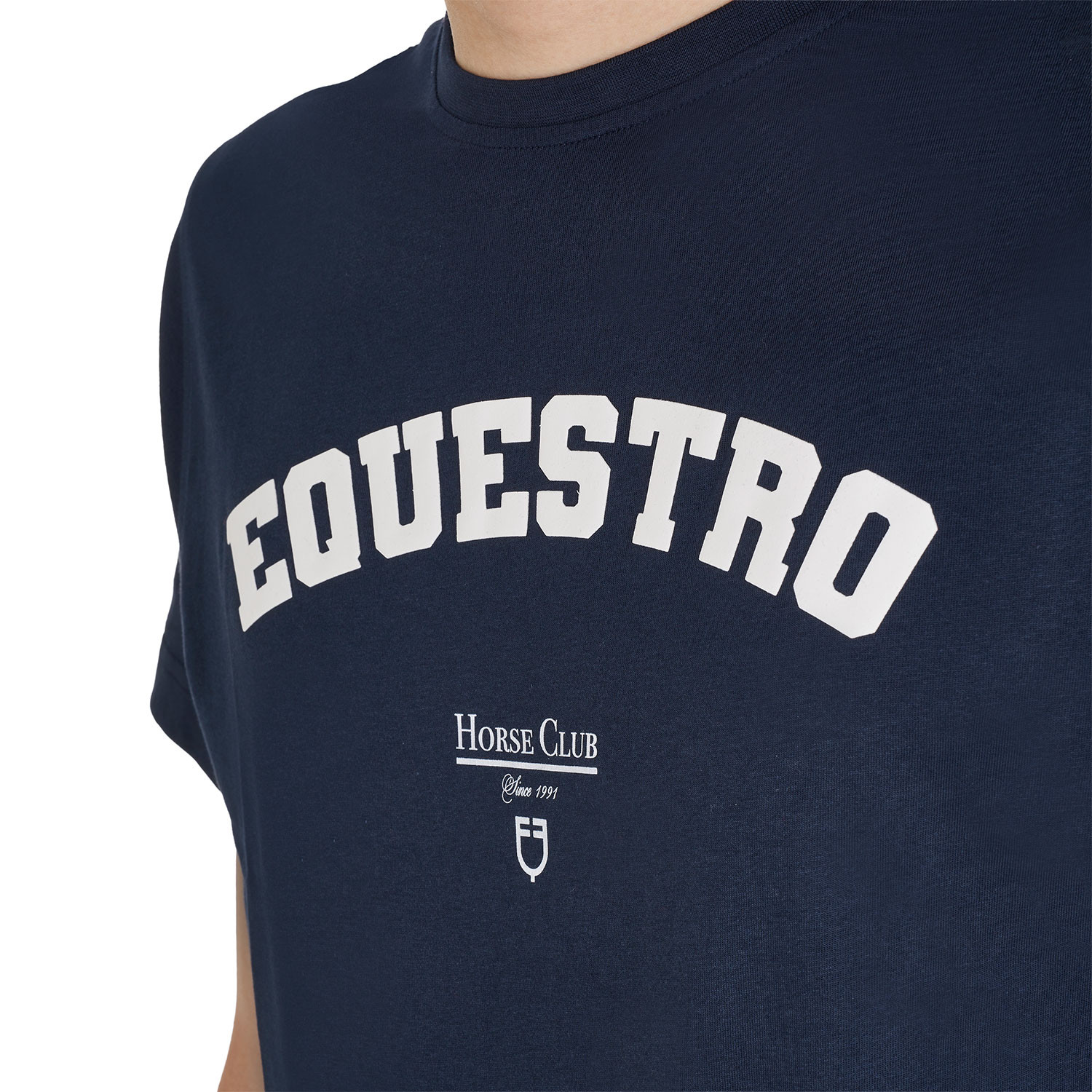 Horse Club Baumwoll-T-Shirt für Herren