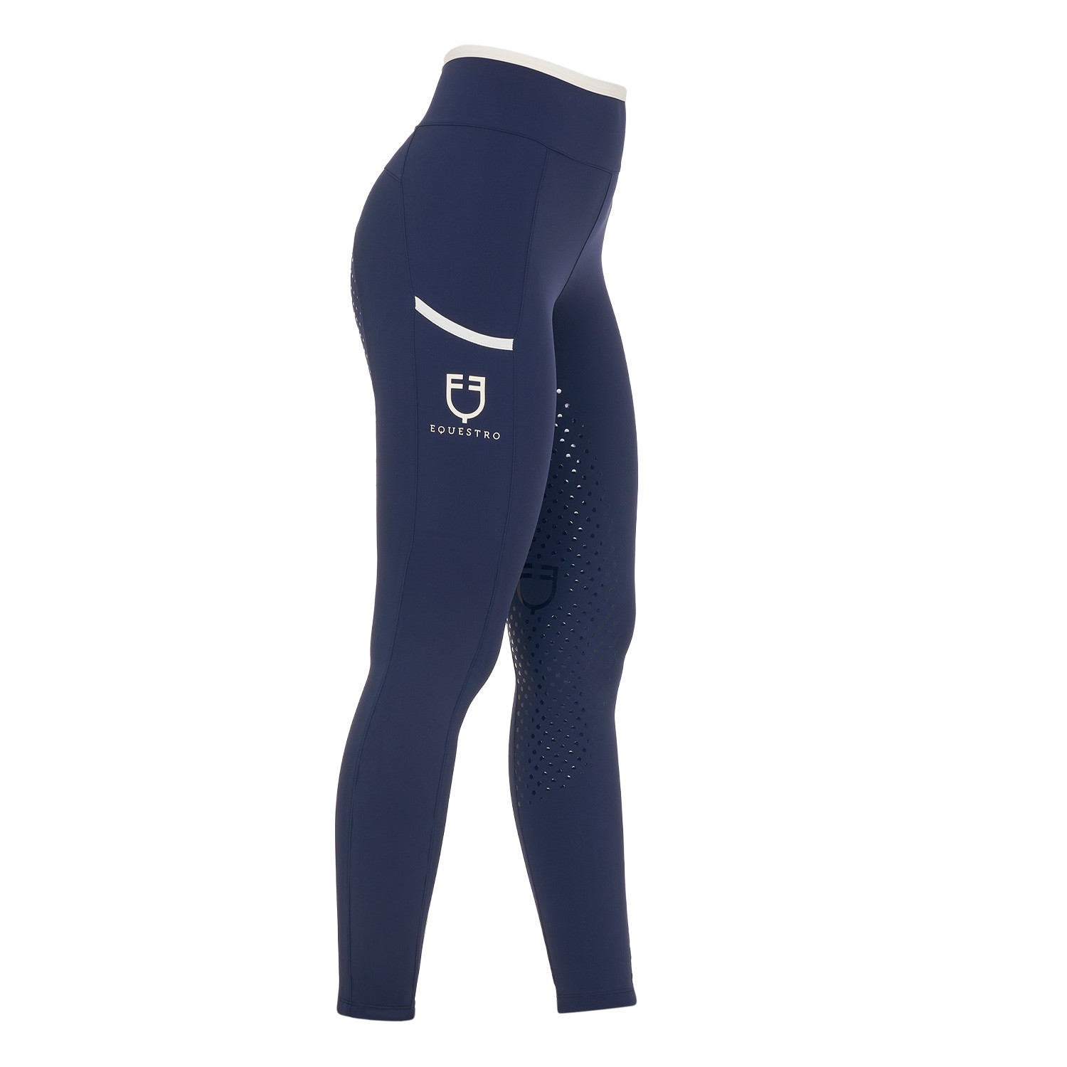 Leggings mit perforierten Verzierungen für Damen