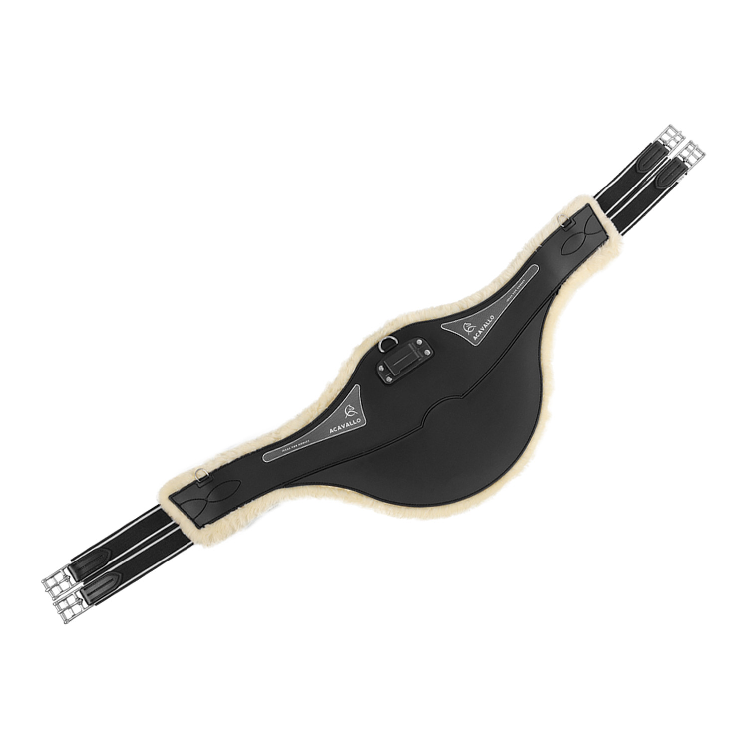 Spring-Sprunggurt Classic Gel PVC abnehmbares Kunstlammfell