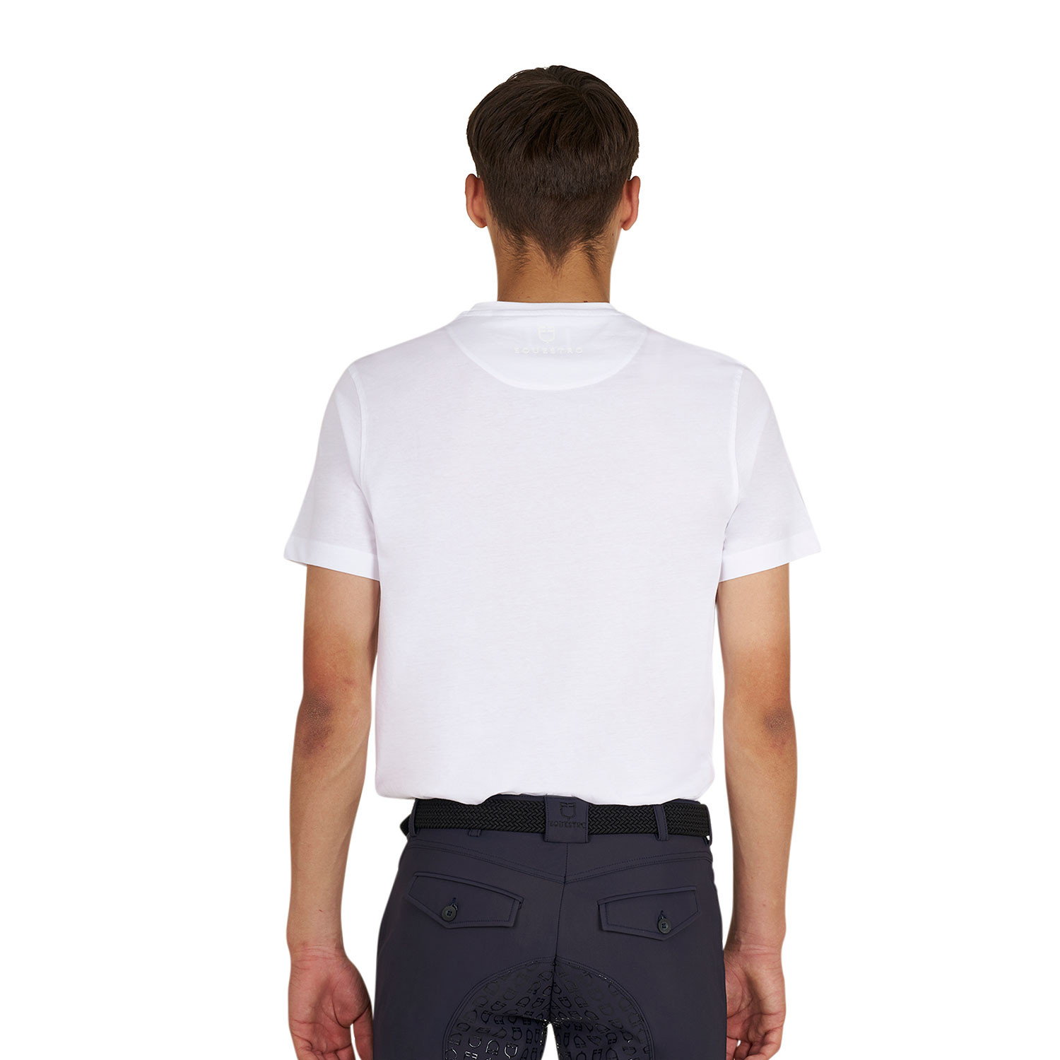 Basic T-Shirt für Herren mit Brustschriftzug