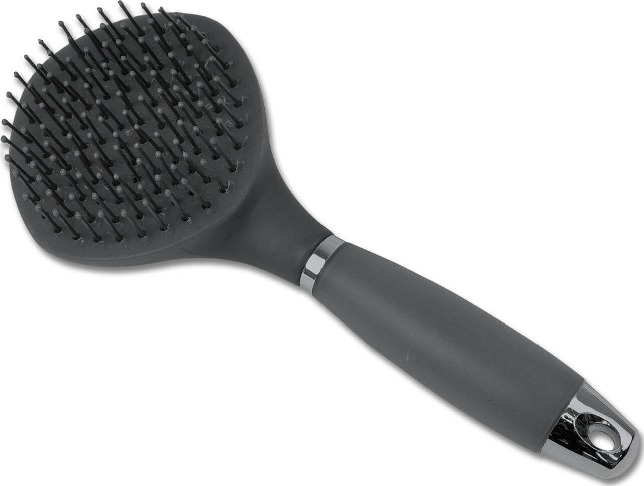 Long hair brush with gel handle