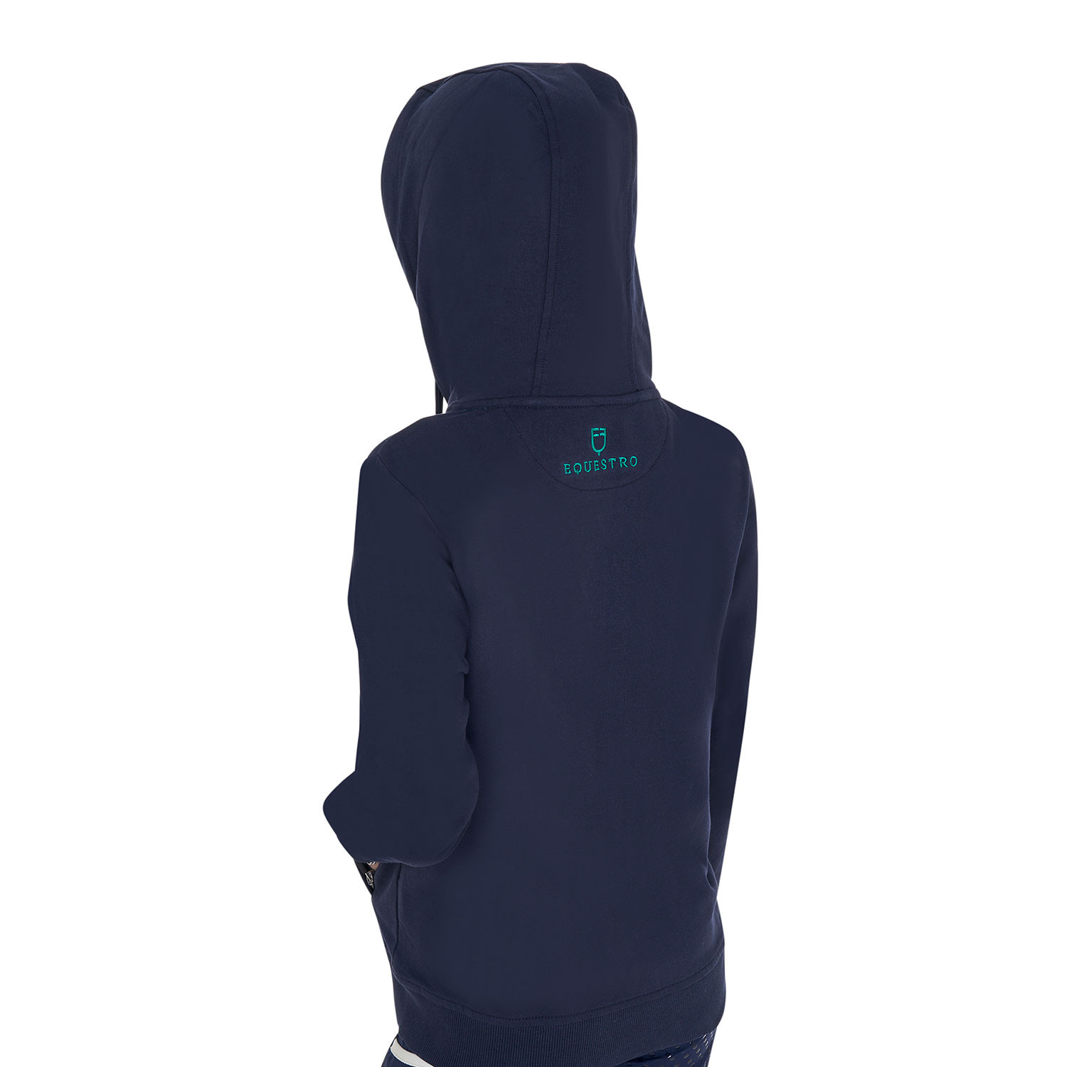 Kinder-Hoodie mit Reißverschluss und Schwamm-Schriftzug