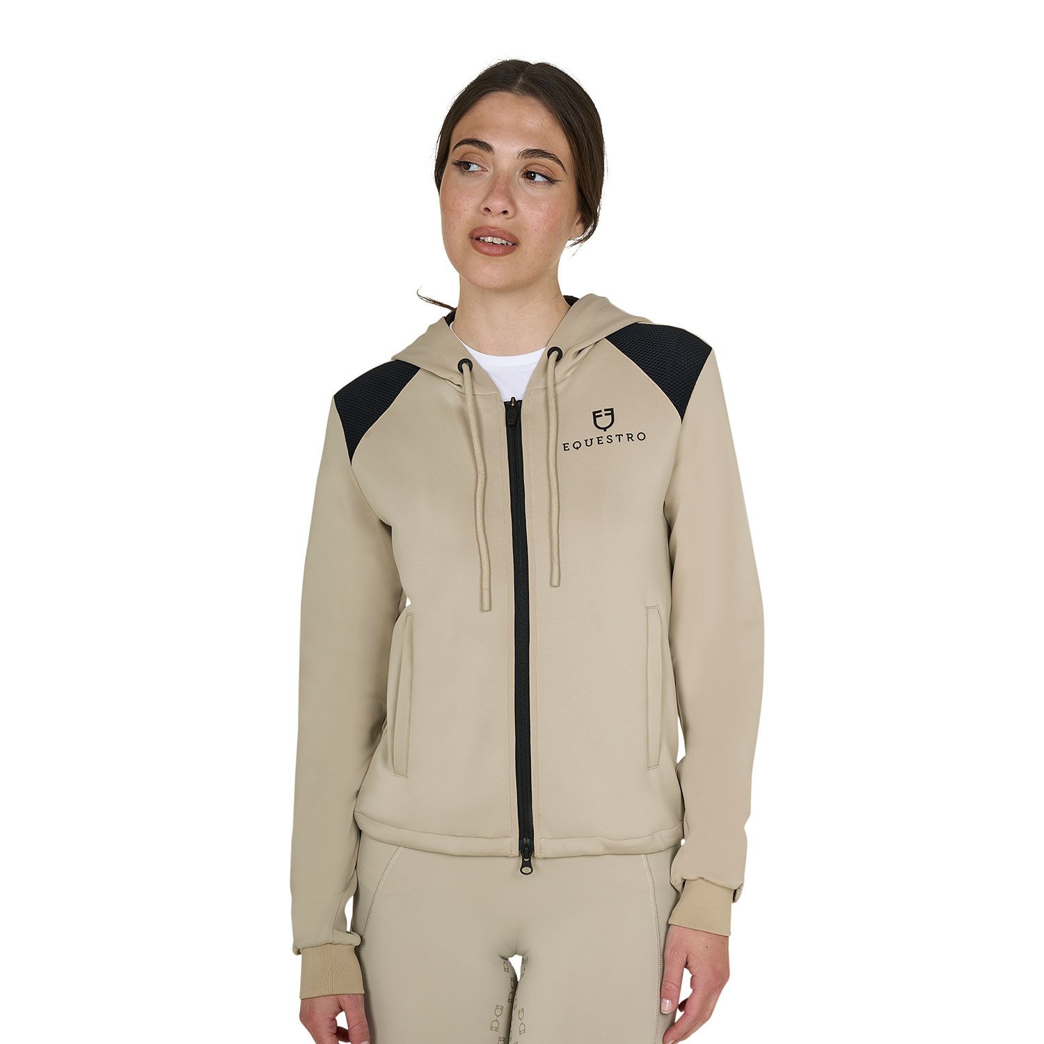 Damen-Cropped-Hoodie
