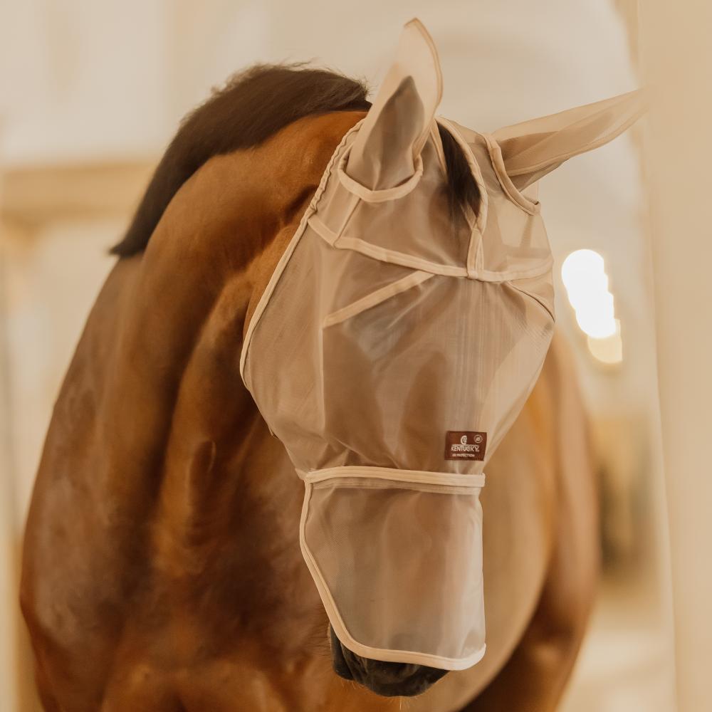 Classic fly mask with ears and nose