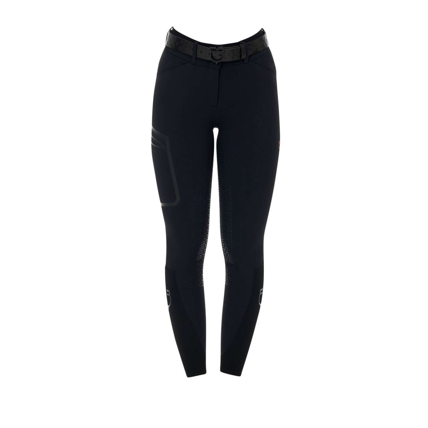 Damen-Reithose mit hohem Bund und Vollbesatz