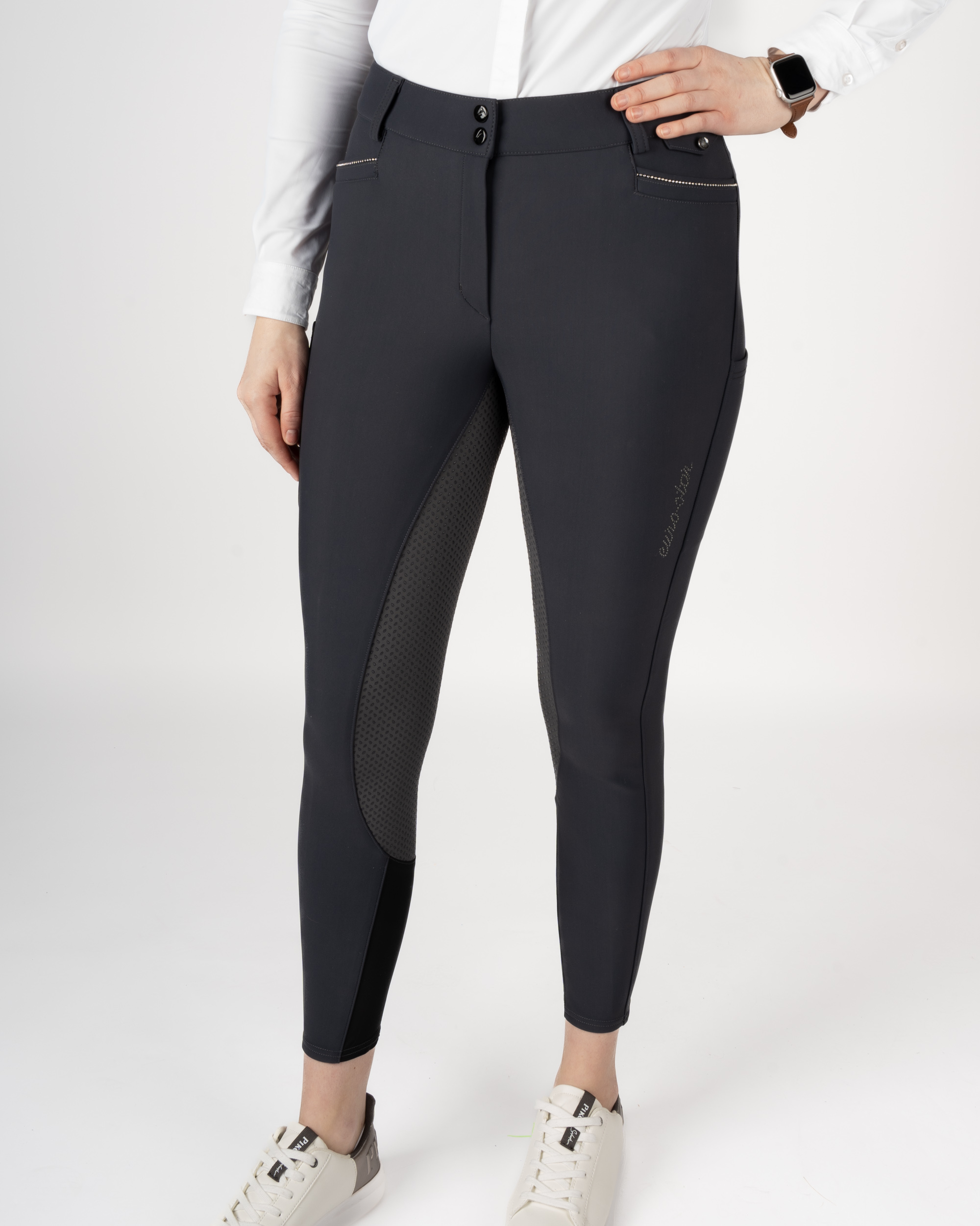 Ladies riding breeches Arielle Snow FullGrip