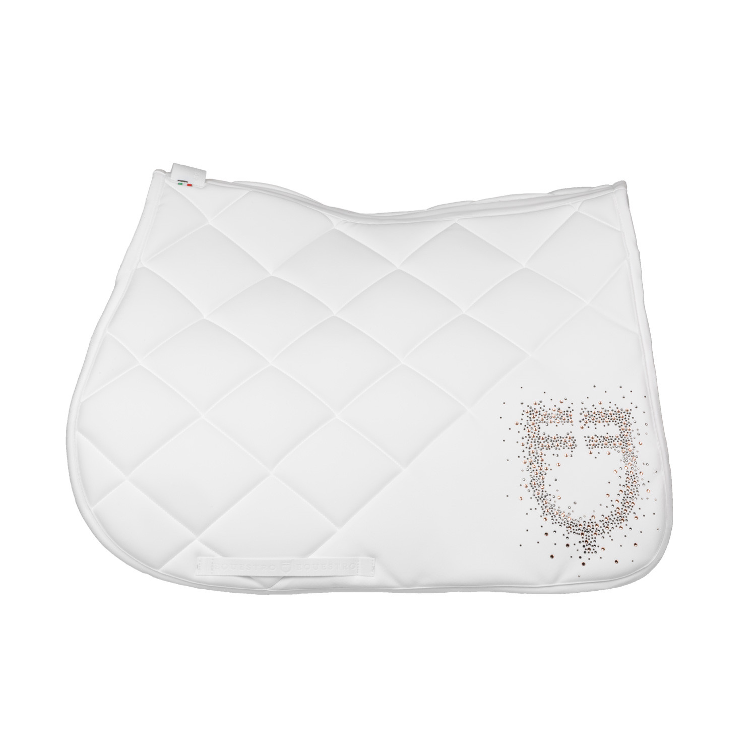 Springschabracke mit Strass-Logo