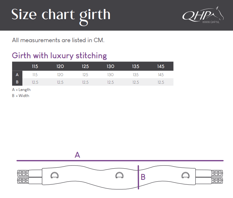Sattelgurt mit luxus Nähten