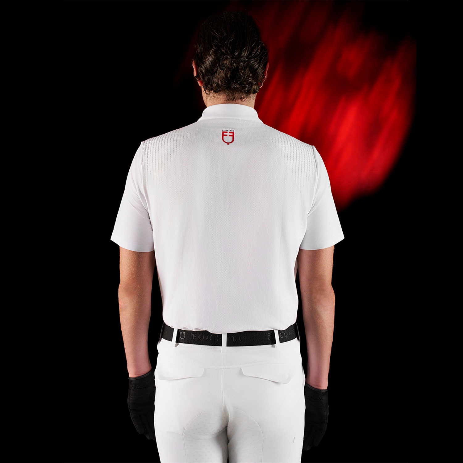 Herren-Turnierpoloshirt mit kurzen Ärmeln und Knöpfen