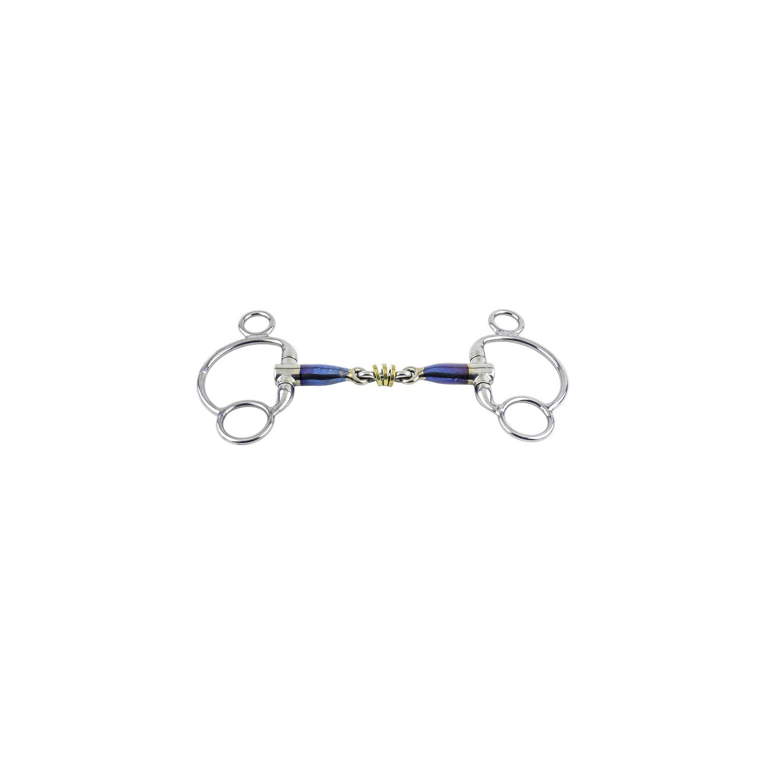 Sweet Iron 2,5 Kloben Messing Ring-16 in blau