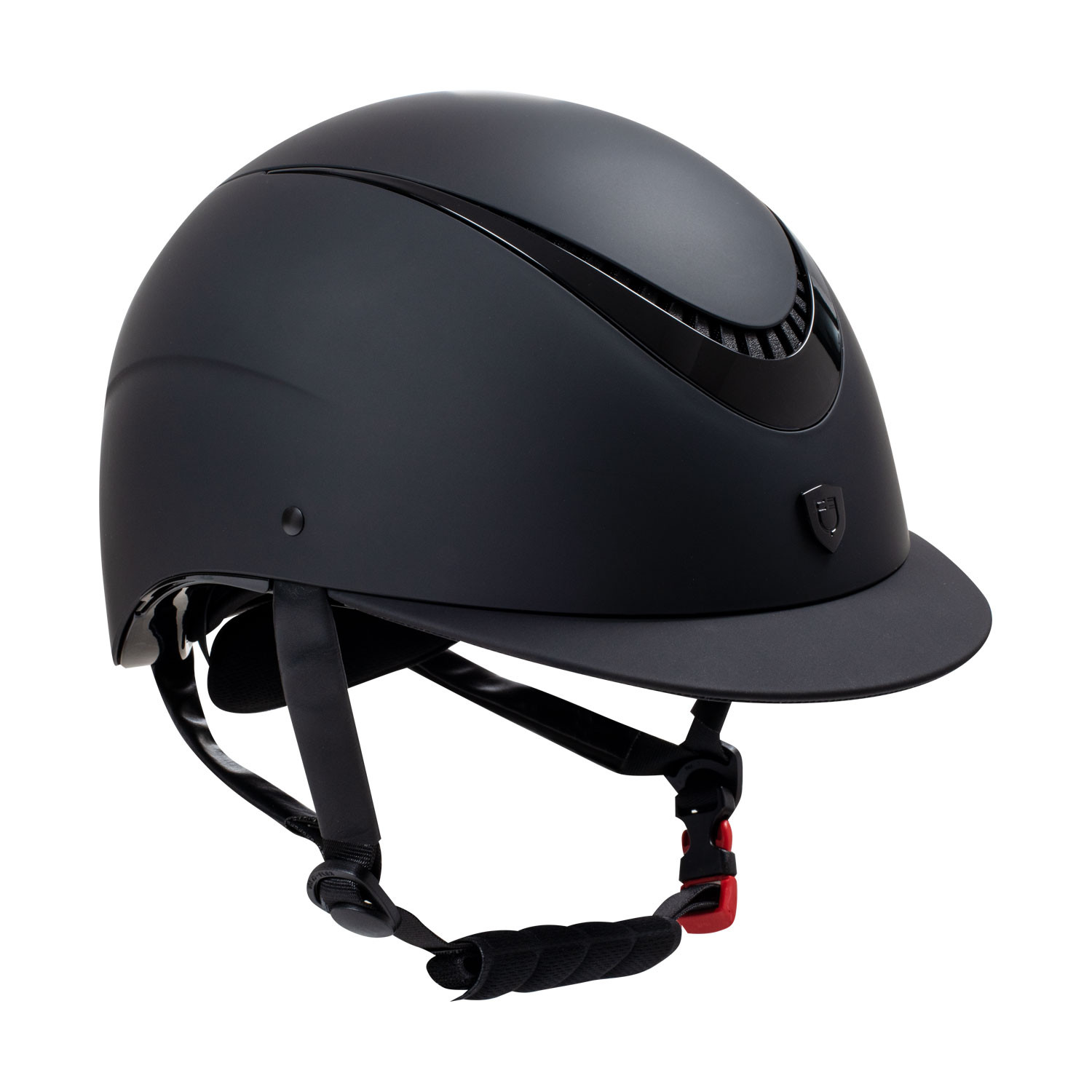Unisex-Helm mit glänzendem Rahmen Zulassung EN 1384-2023